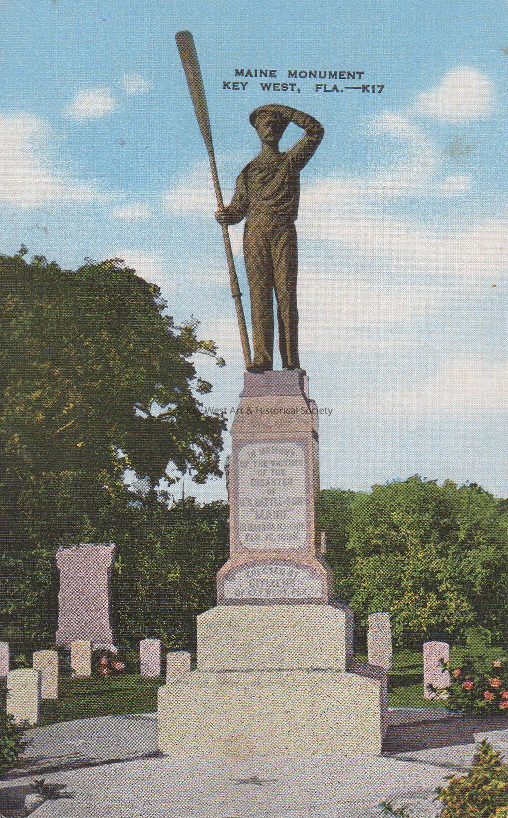 Maine Monument, Key West, Fla.; © Key West Art & Historical Society