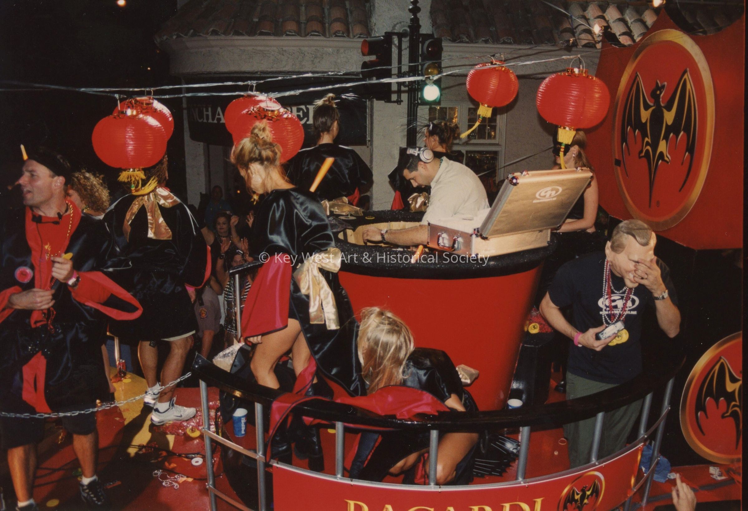 A float in the parade.