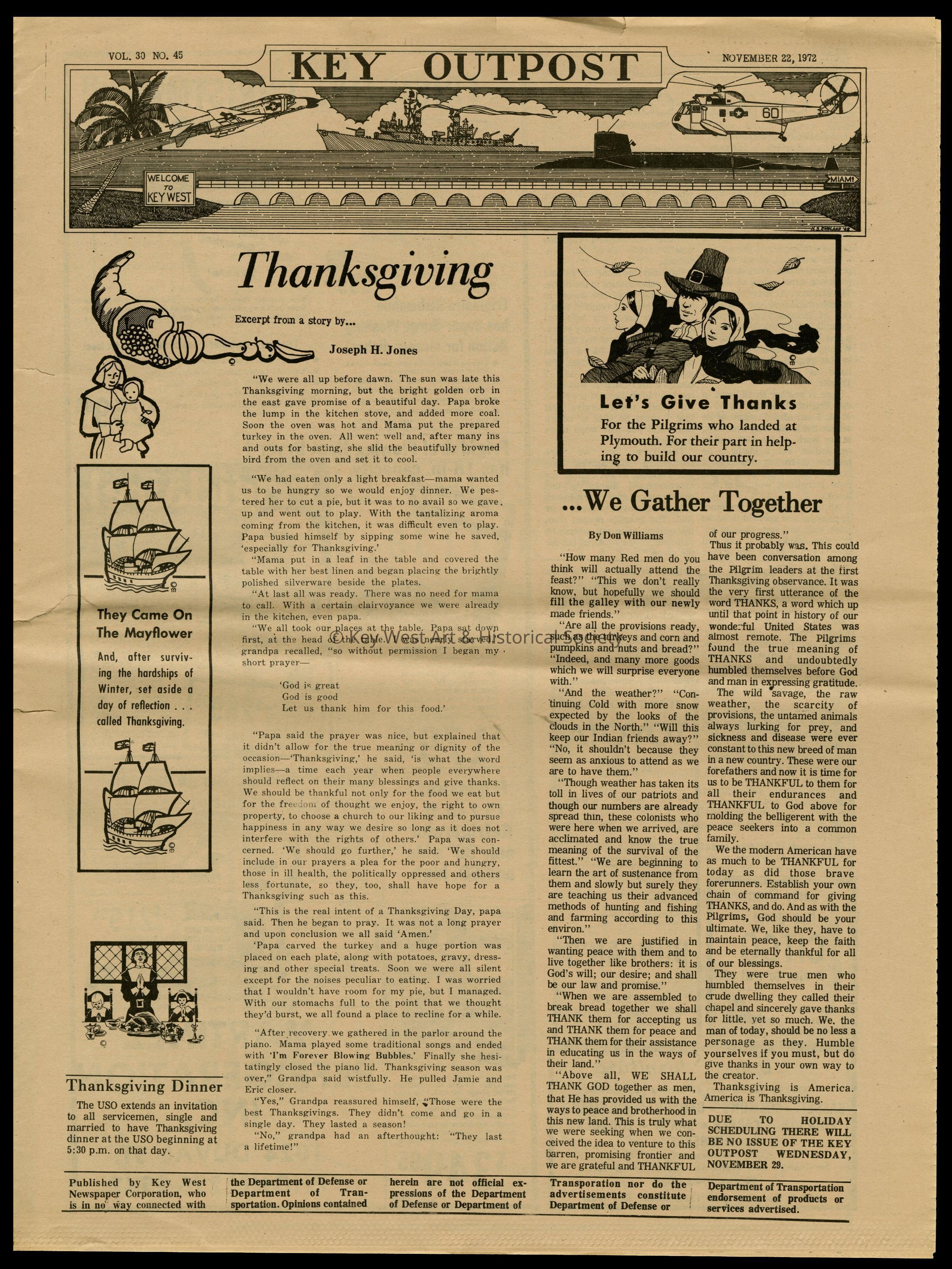 'Key Outpost' Newspaper picture number 1