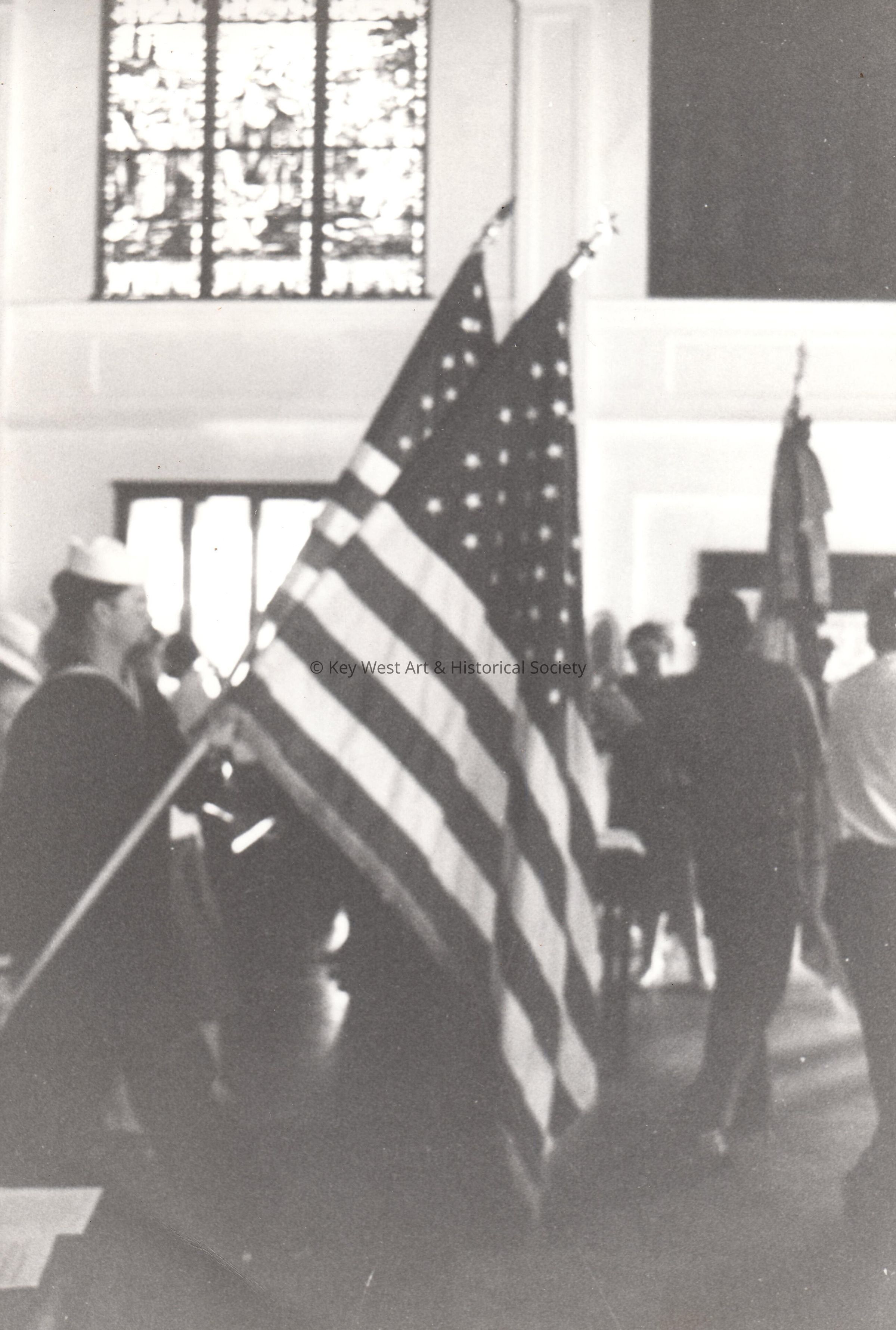 Honor guard in a church picture number 1