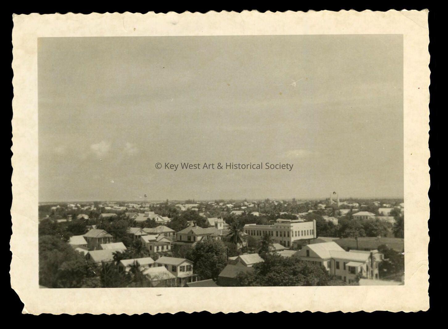 Aerial View of Key West from La Concha Hotel; © Key West Art & Historical Society