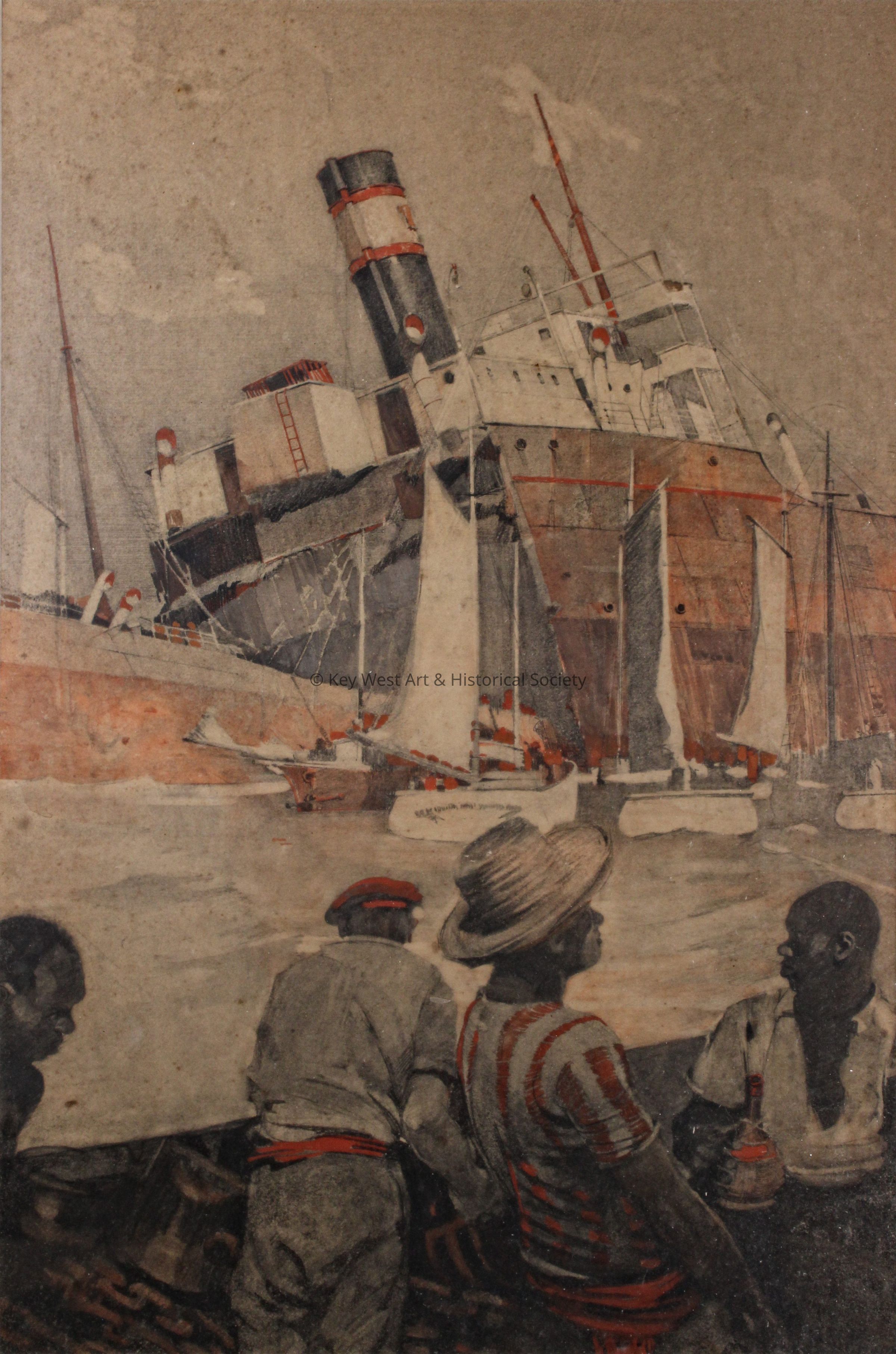 A Wreck on the Reef; © Key West Art & Historical Society