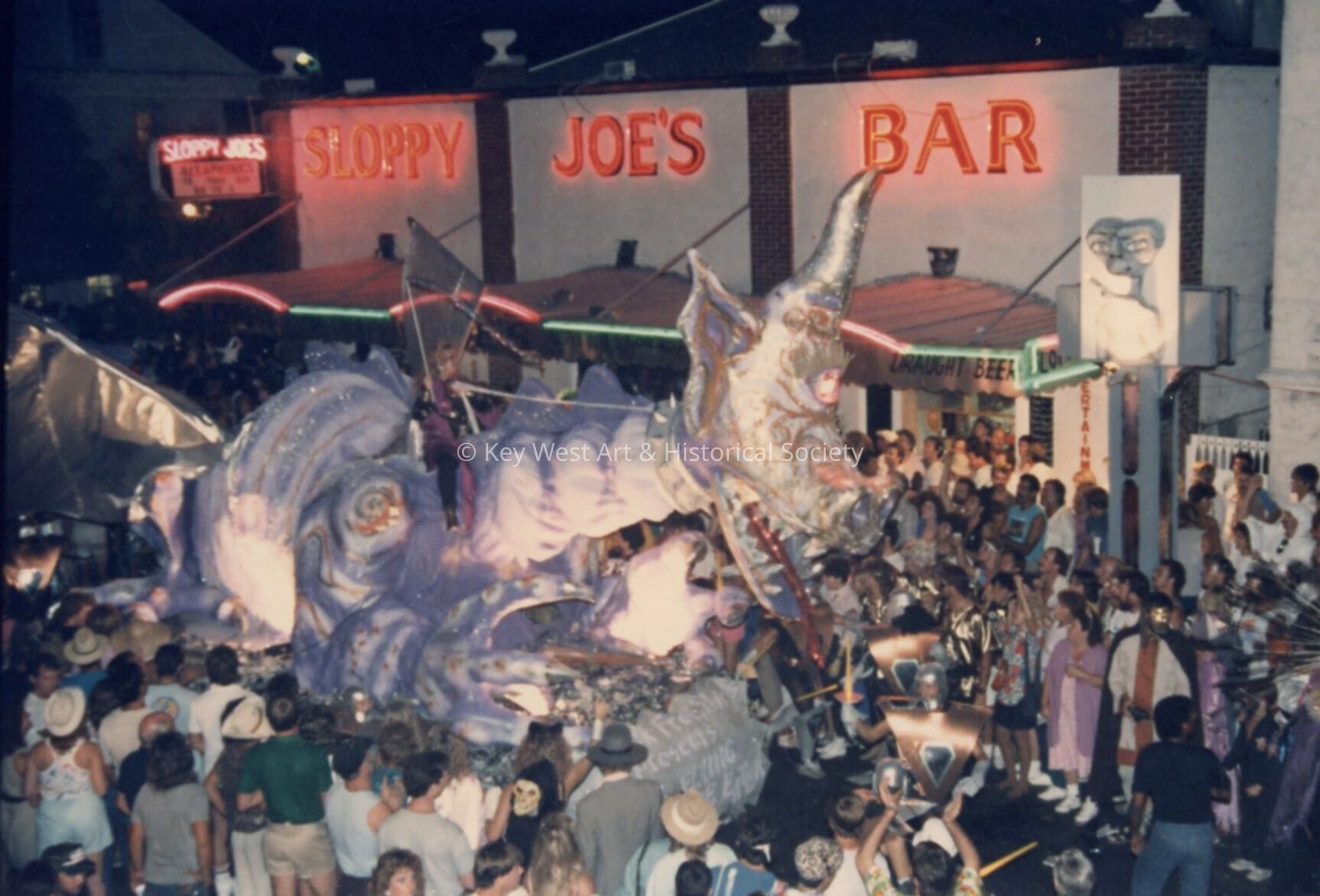 A float in the parade.