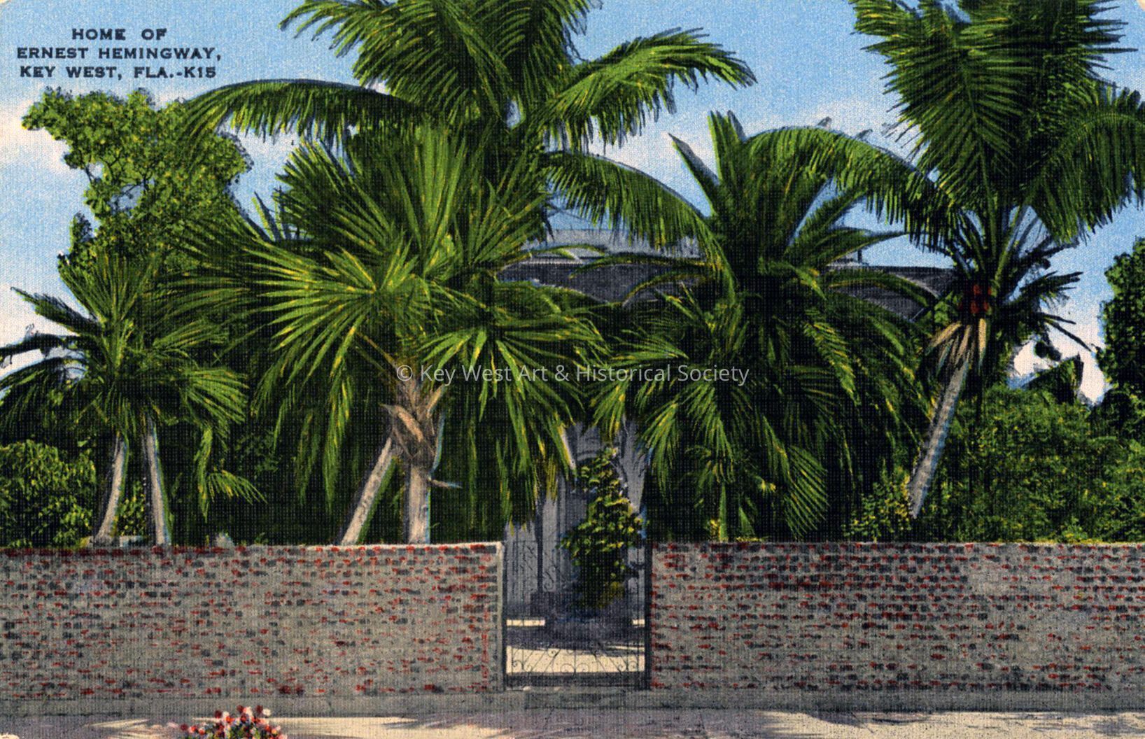 Home of Ernest Hemingway, Key West, Fla.