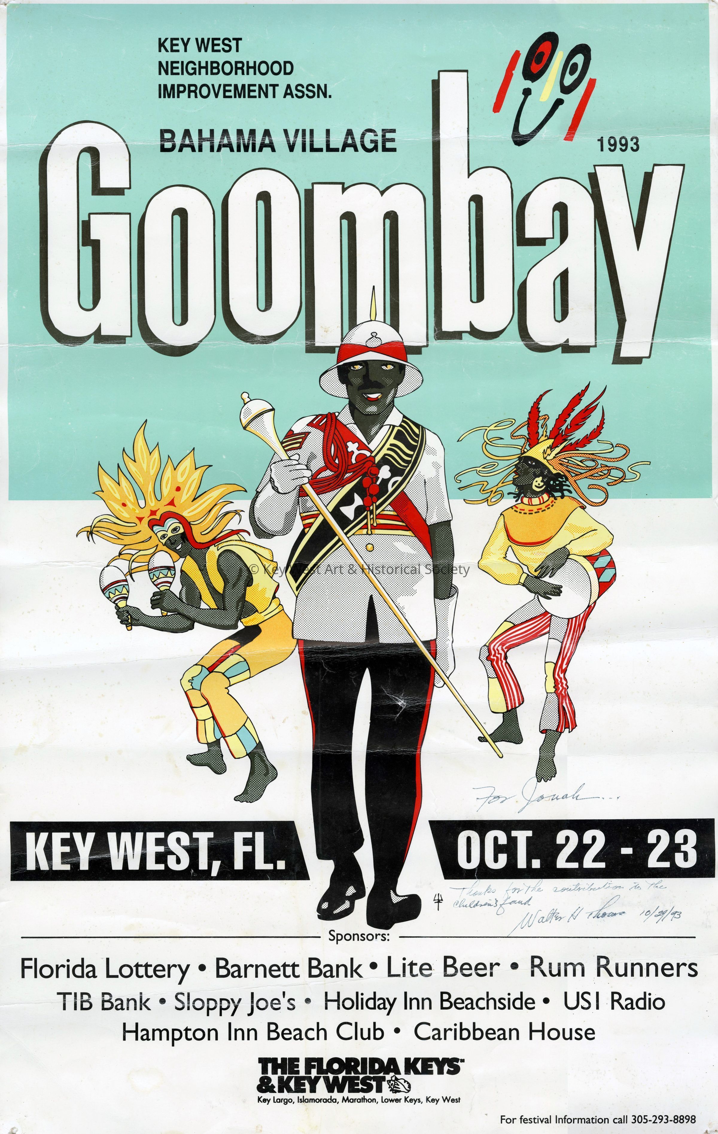 Bahama Village Goombay Festival Poster; © Key West Art & Historical Society