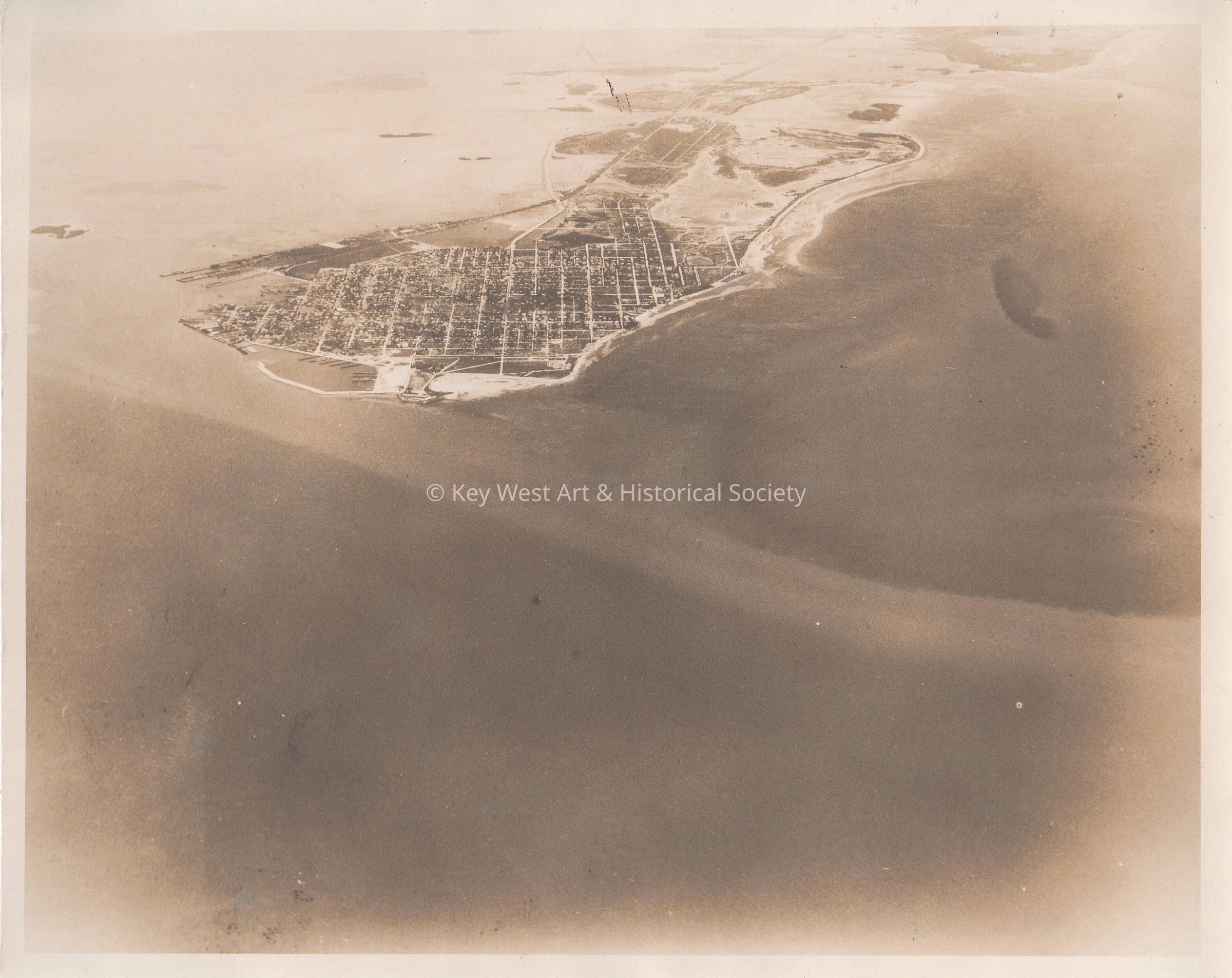 Aerial View of Key West; © Key West Art & Historical Society