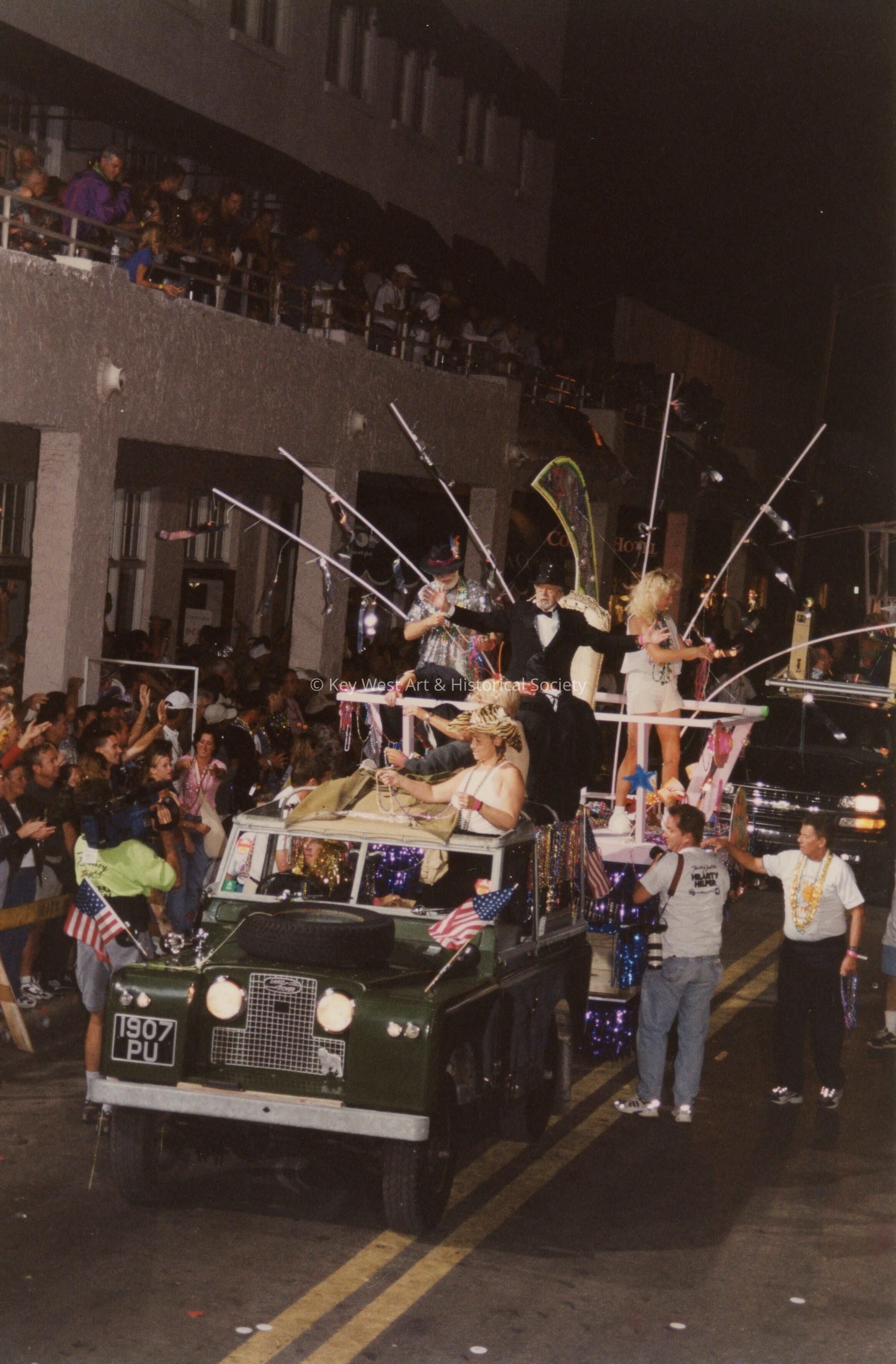 A float in the parade.