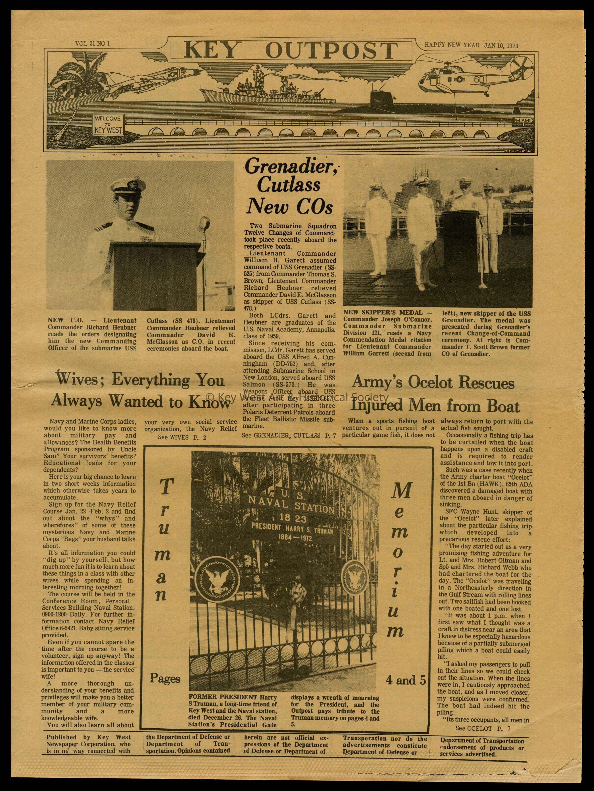 'Key Outpost' Newspaper picture number 1