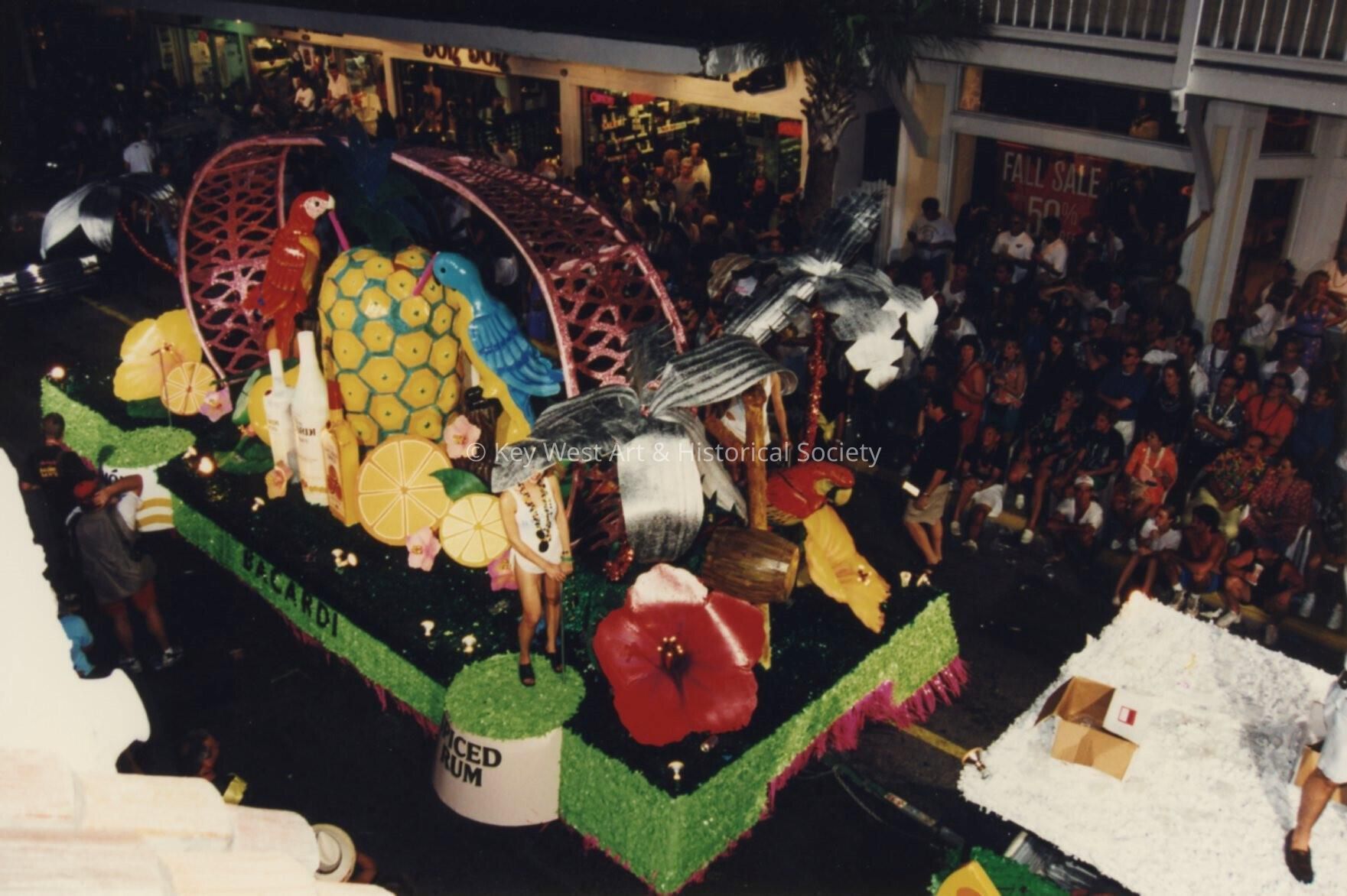 A float in the parade.