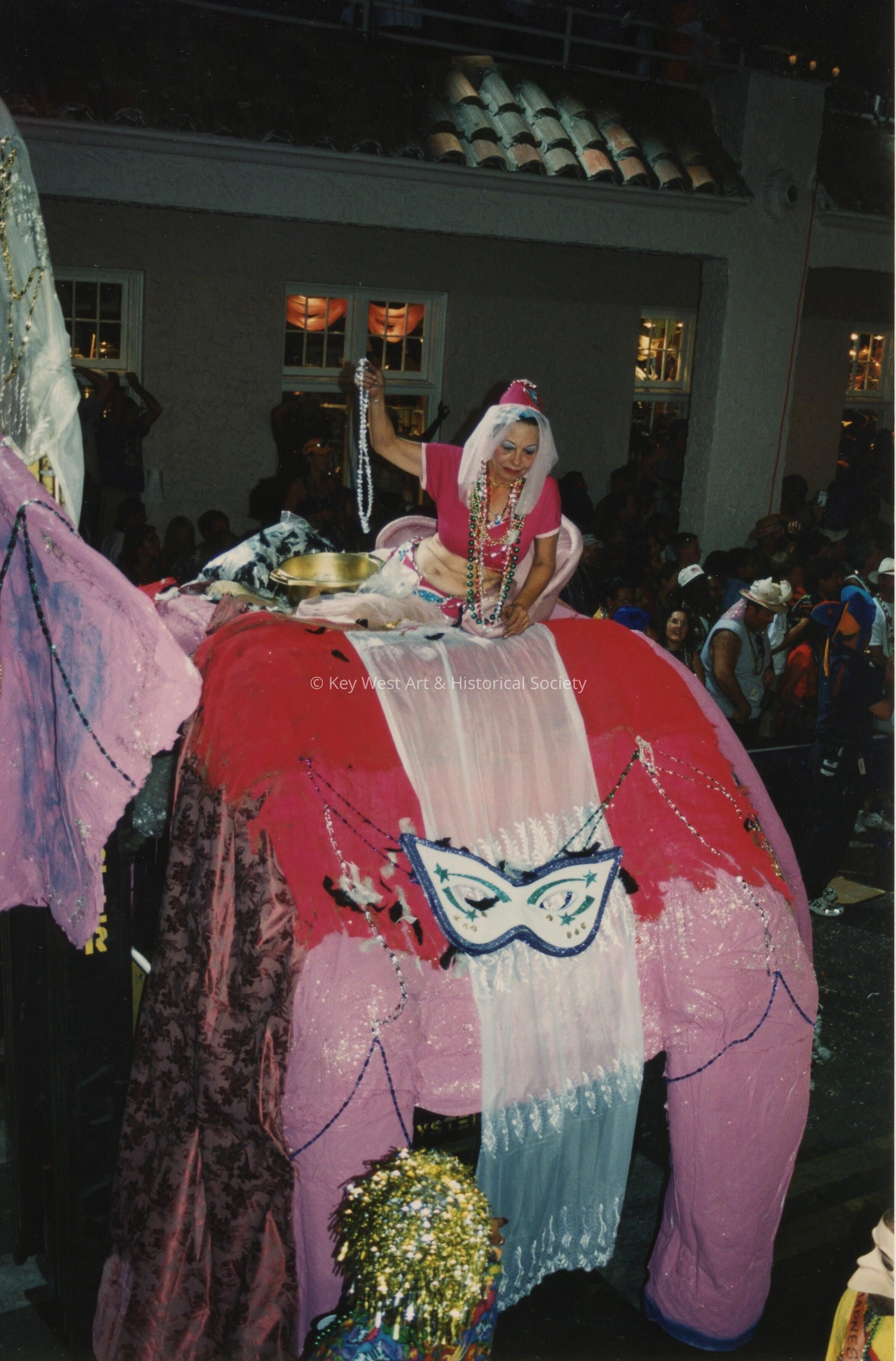 A float in the parade.