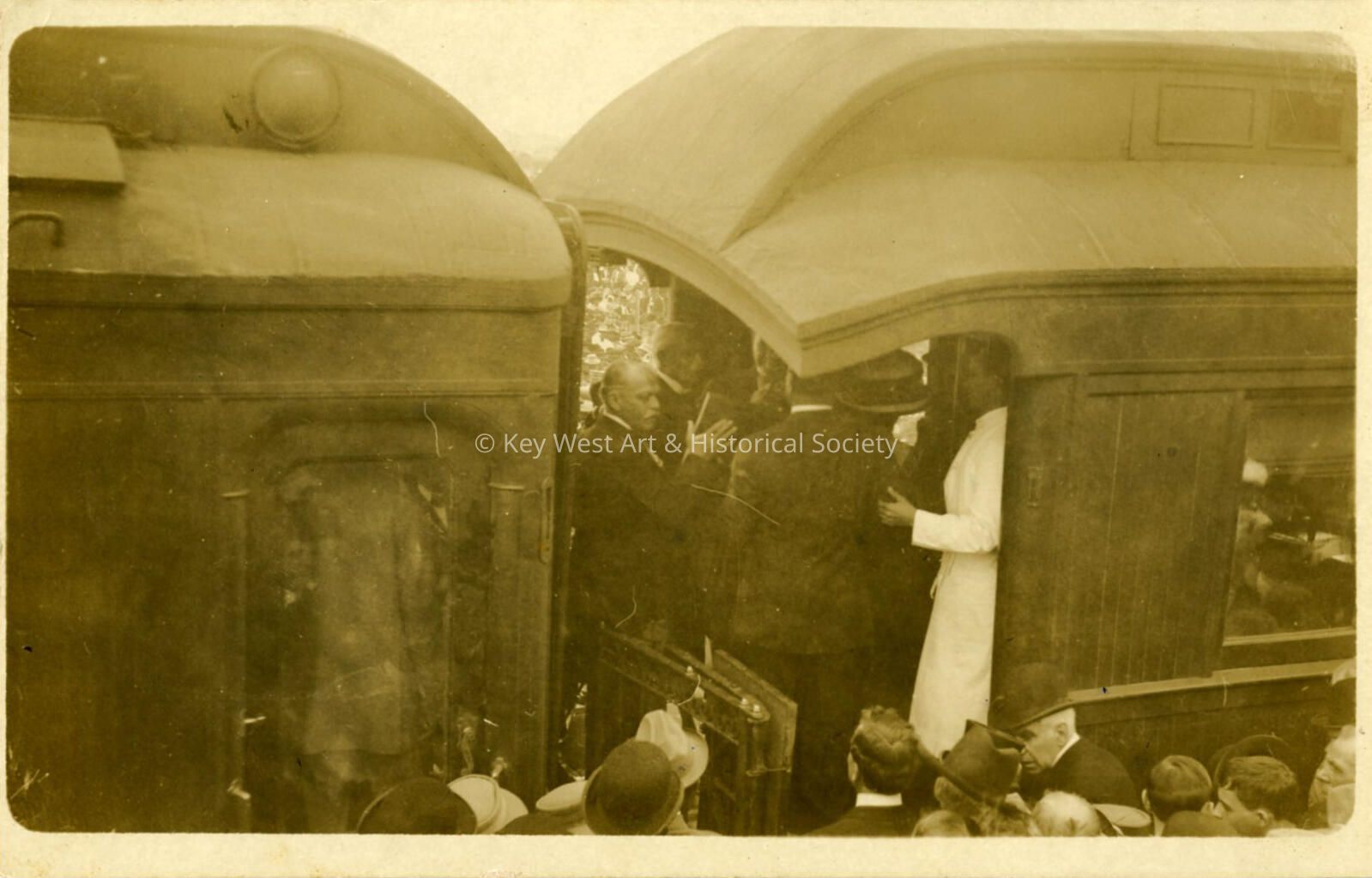 Henry Flagler Arriving on the First Train