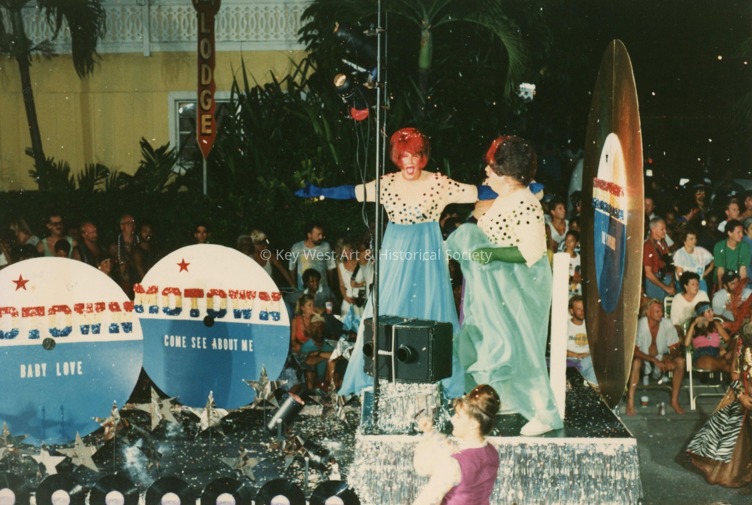 A float in the parade.