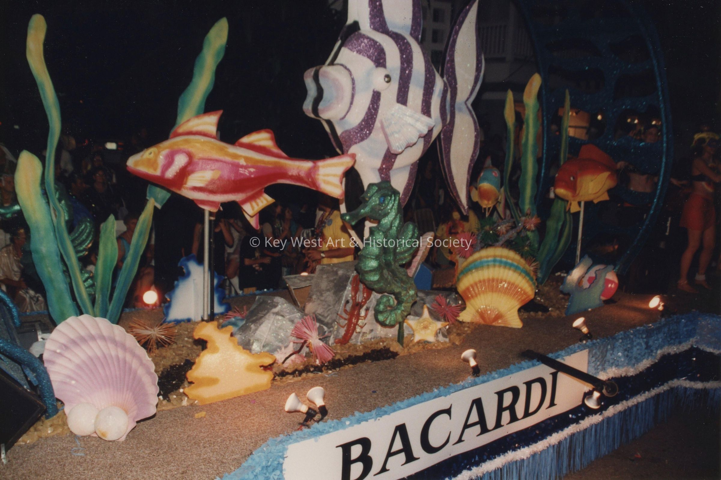 A float in the parade.