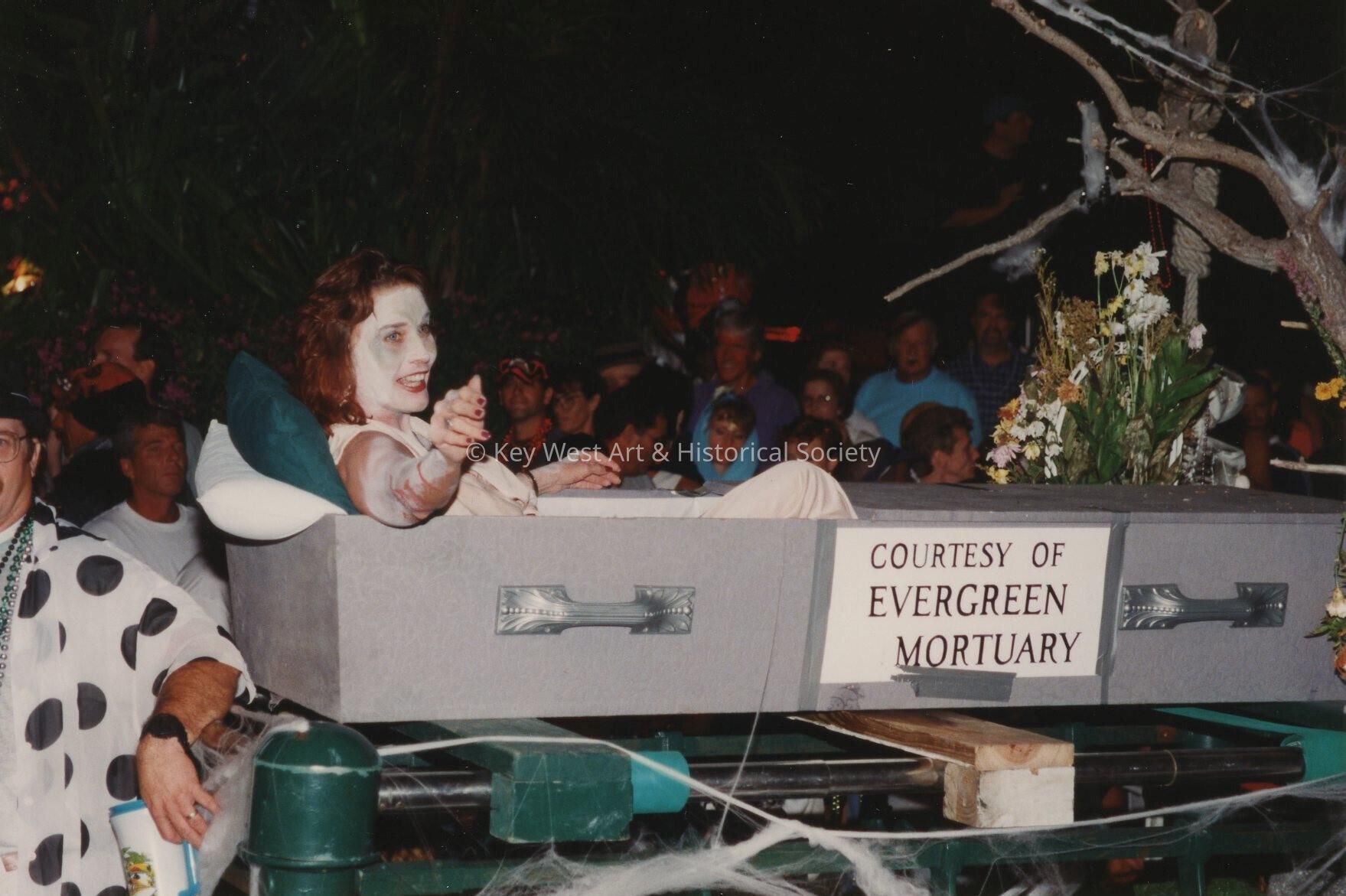 A float in the parade.