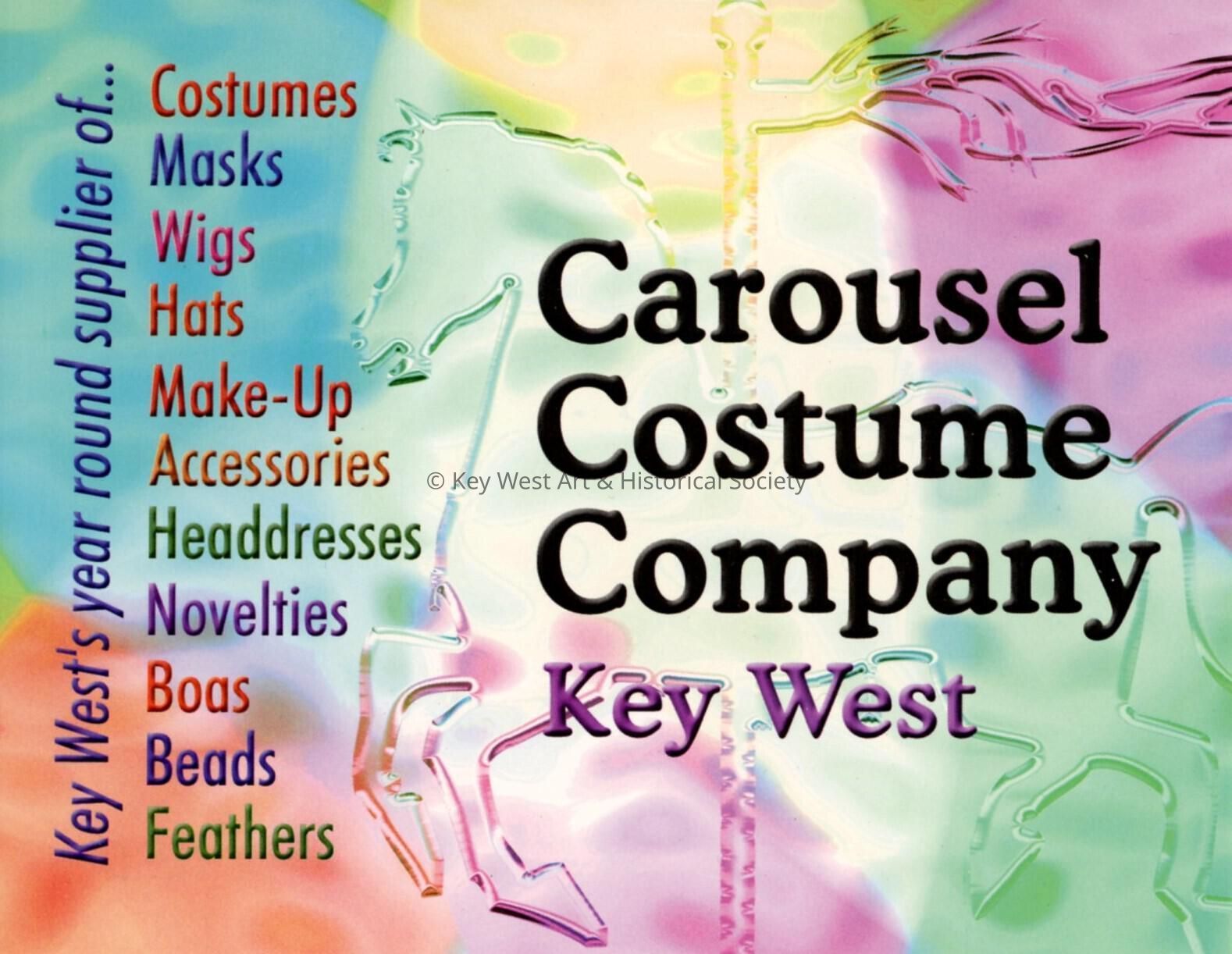 Advertisement for Carousel Costume Company.