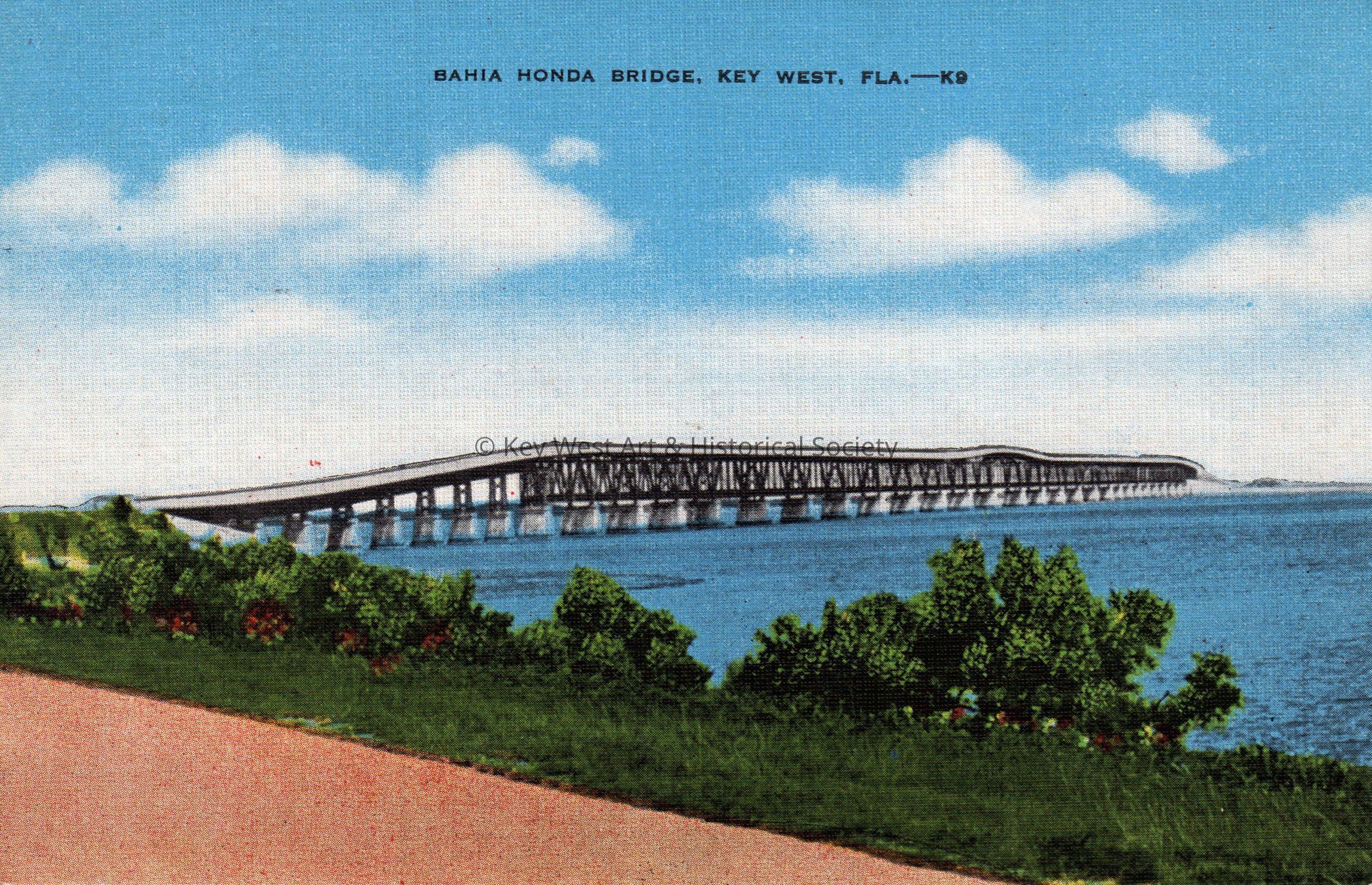 Bahia Honda Bridge, Key West, Fla.; © Key West Art & Historical Society