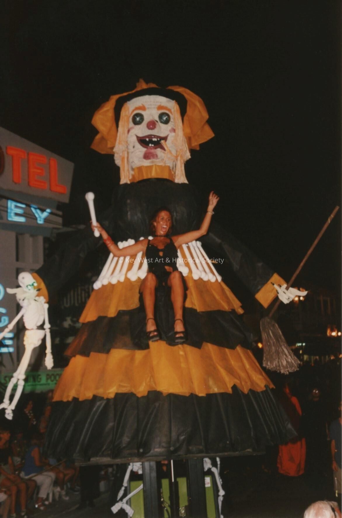 A float in the parade.