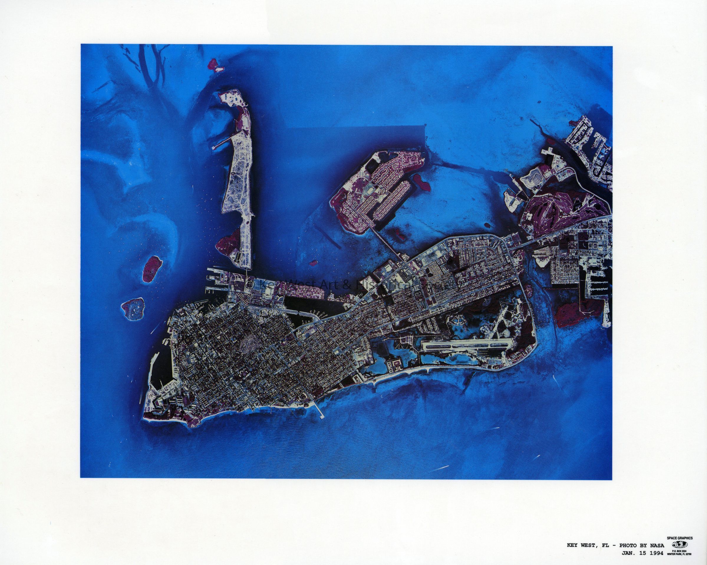Aerial View of Key West; © Key West Art & Historical Society