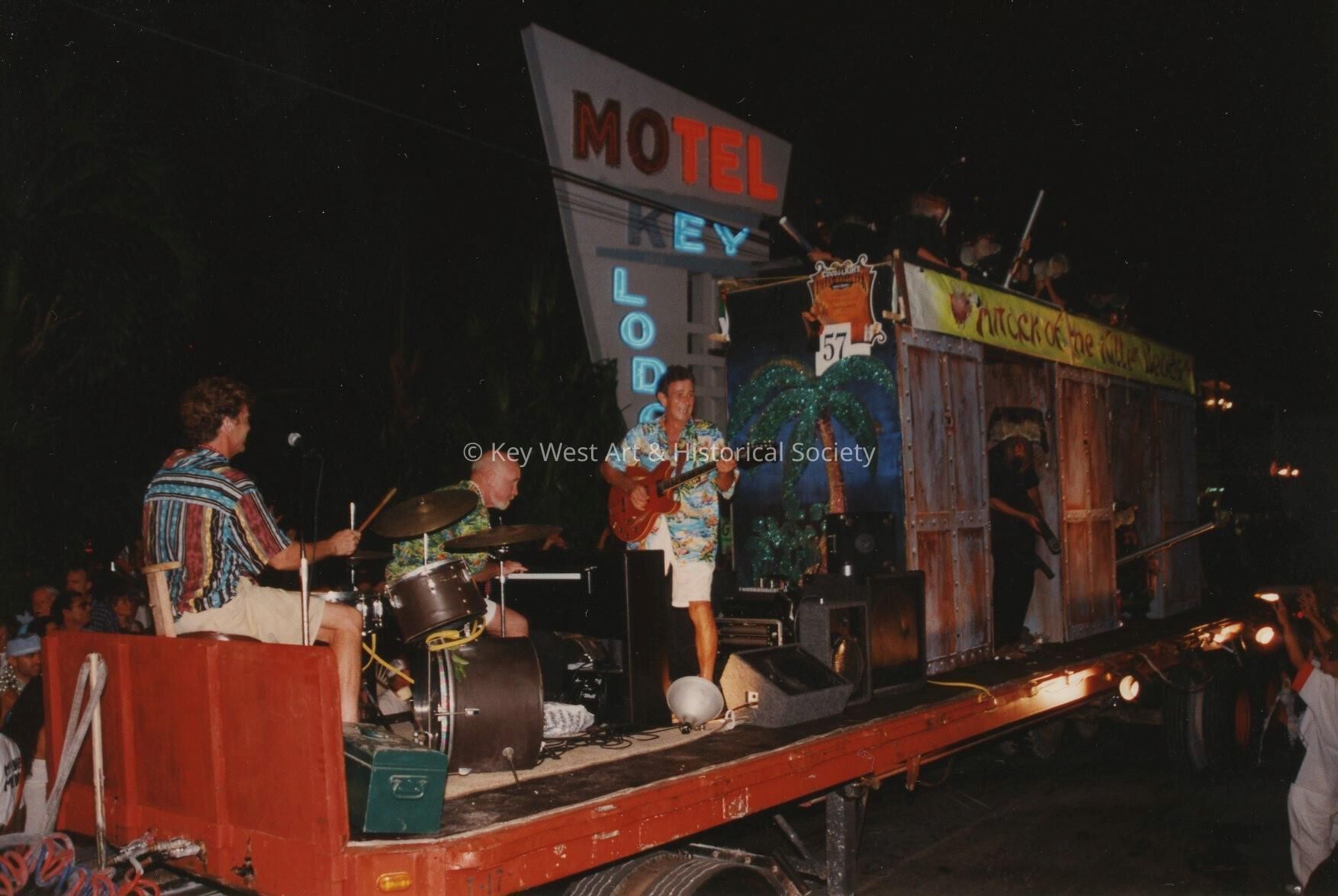 A float in the parade.