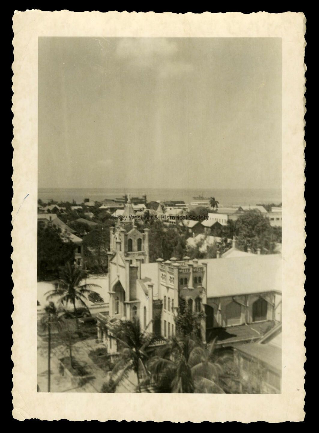 Aerial View of Key West from La Concha Hotel; © Key West Art & Historical Society
