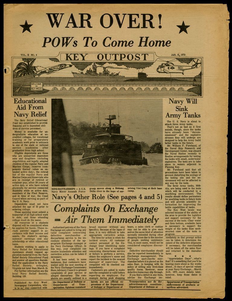 'Key Outpost' Newspaper picture number 1