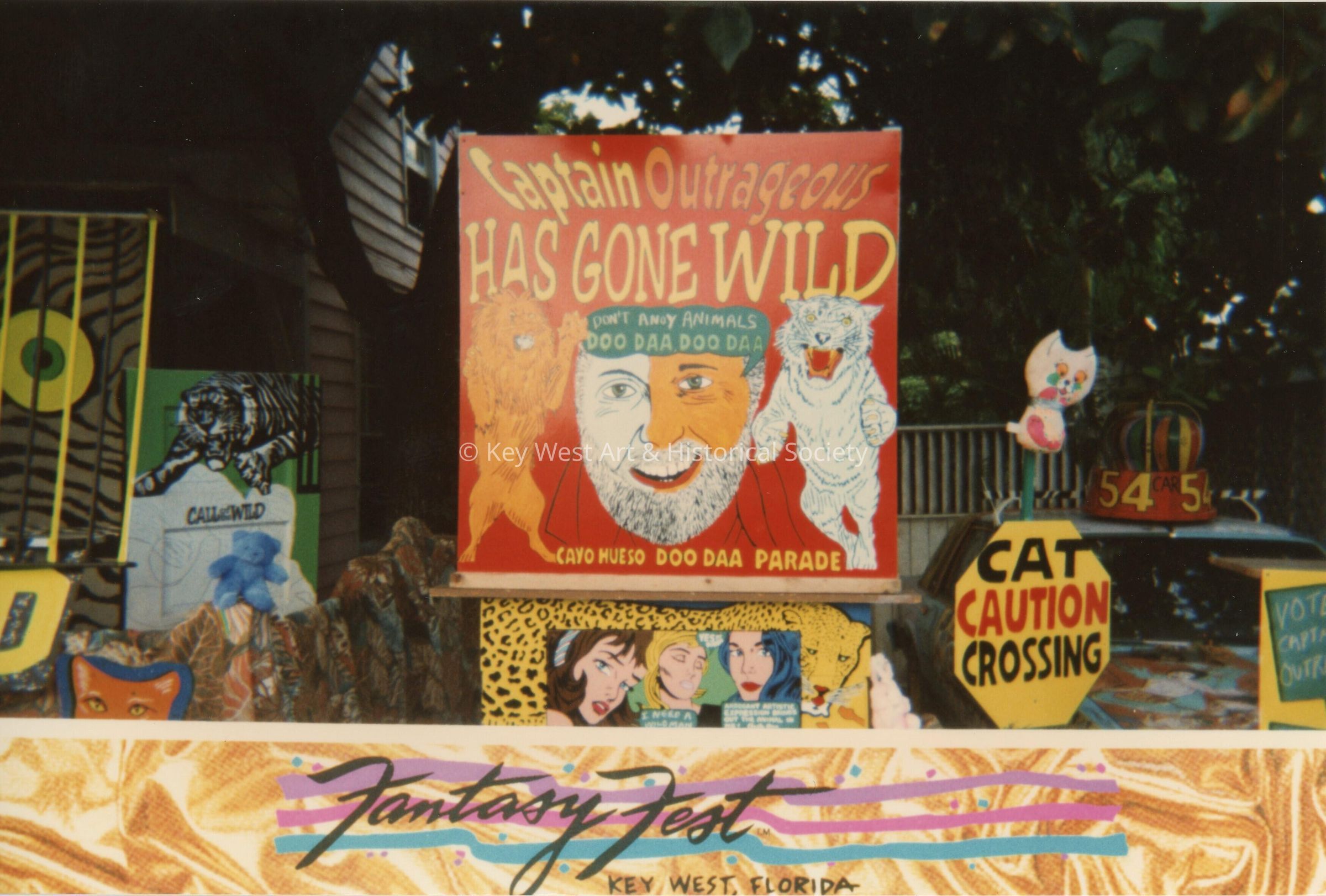 A float in the parade.