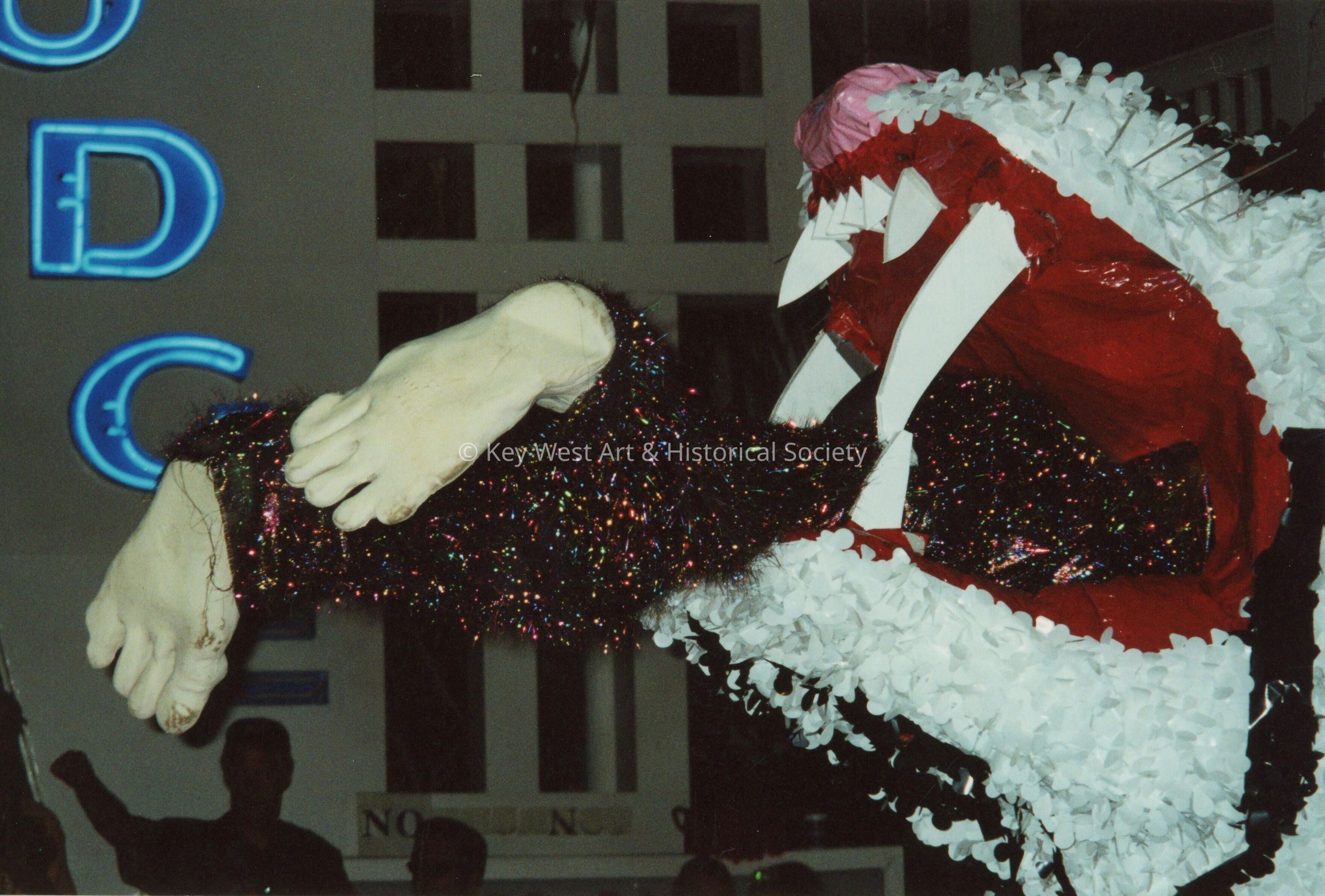 A float in the parade.