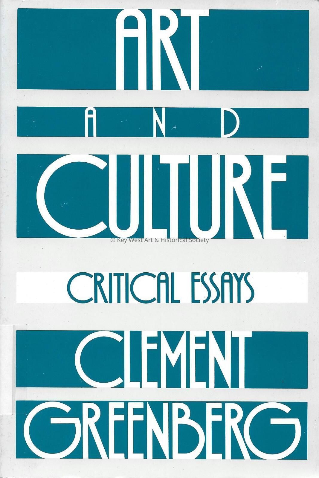 Art and Culture: Critical Essays; Copyright: © Key West Art & Historical Society; Origformat: Print-Photographic