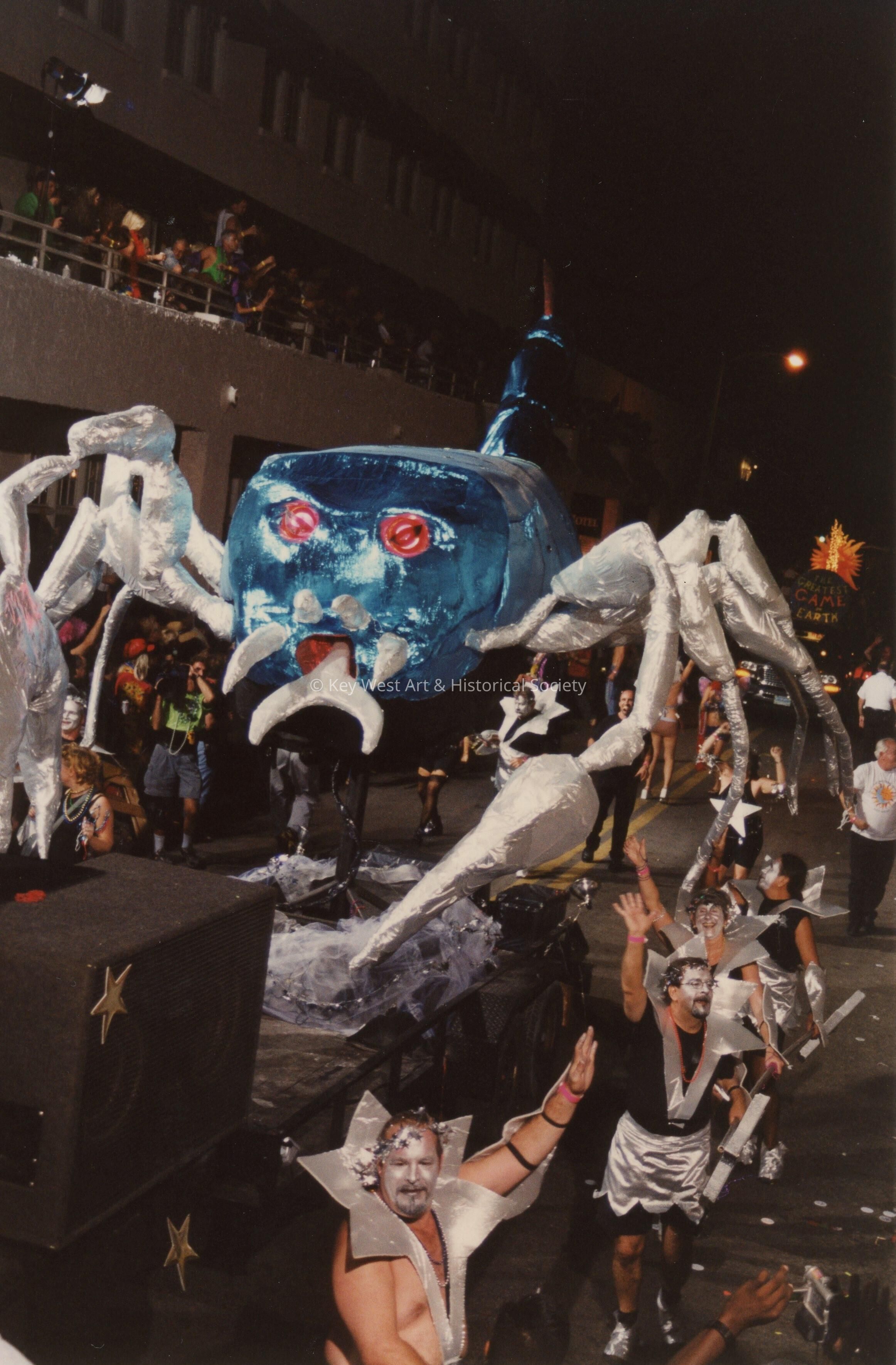 A float in the parade.