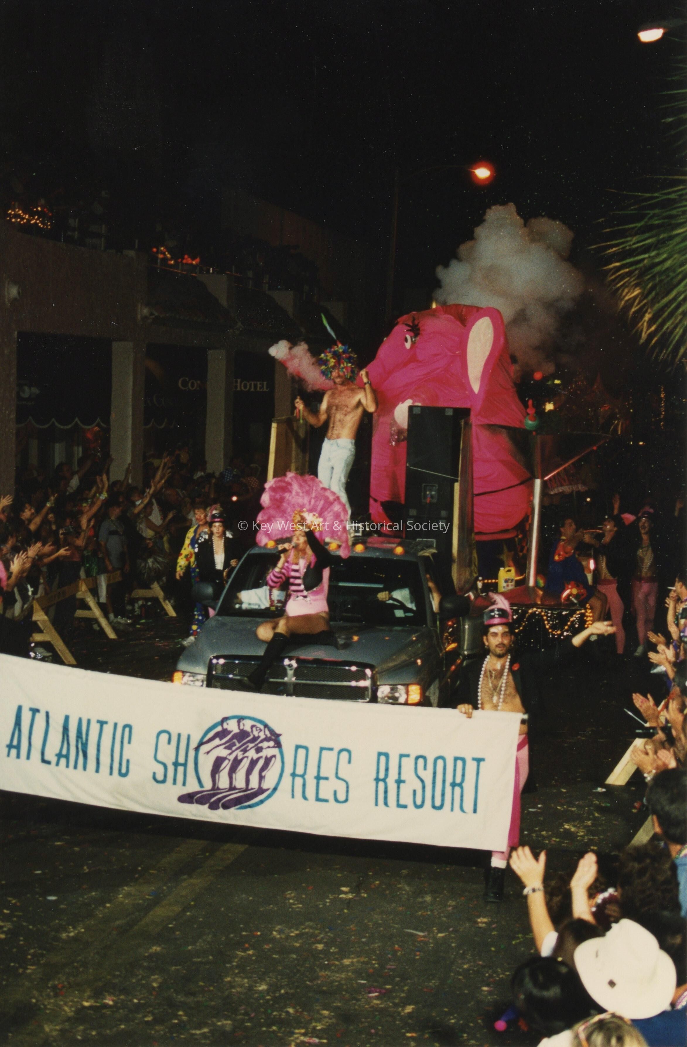 A float in the parade.