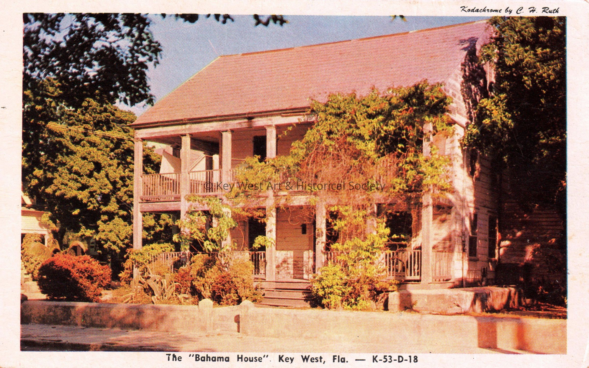 The 'Bahama House', Key West, Fla.; © Key West Art & Historical Society
