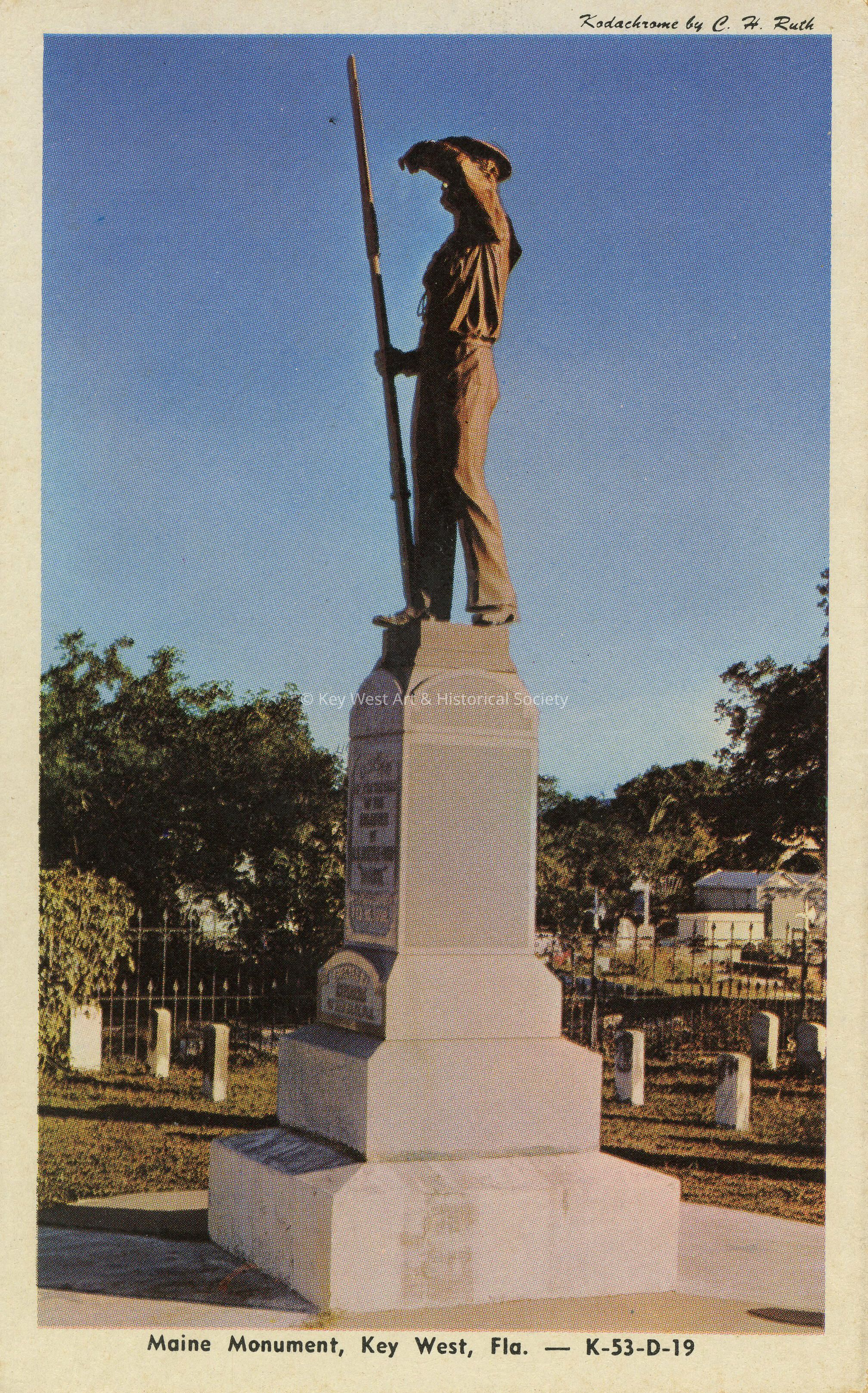 Maine Monument, Key West, Fla.; © Key West Art & Historical Society