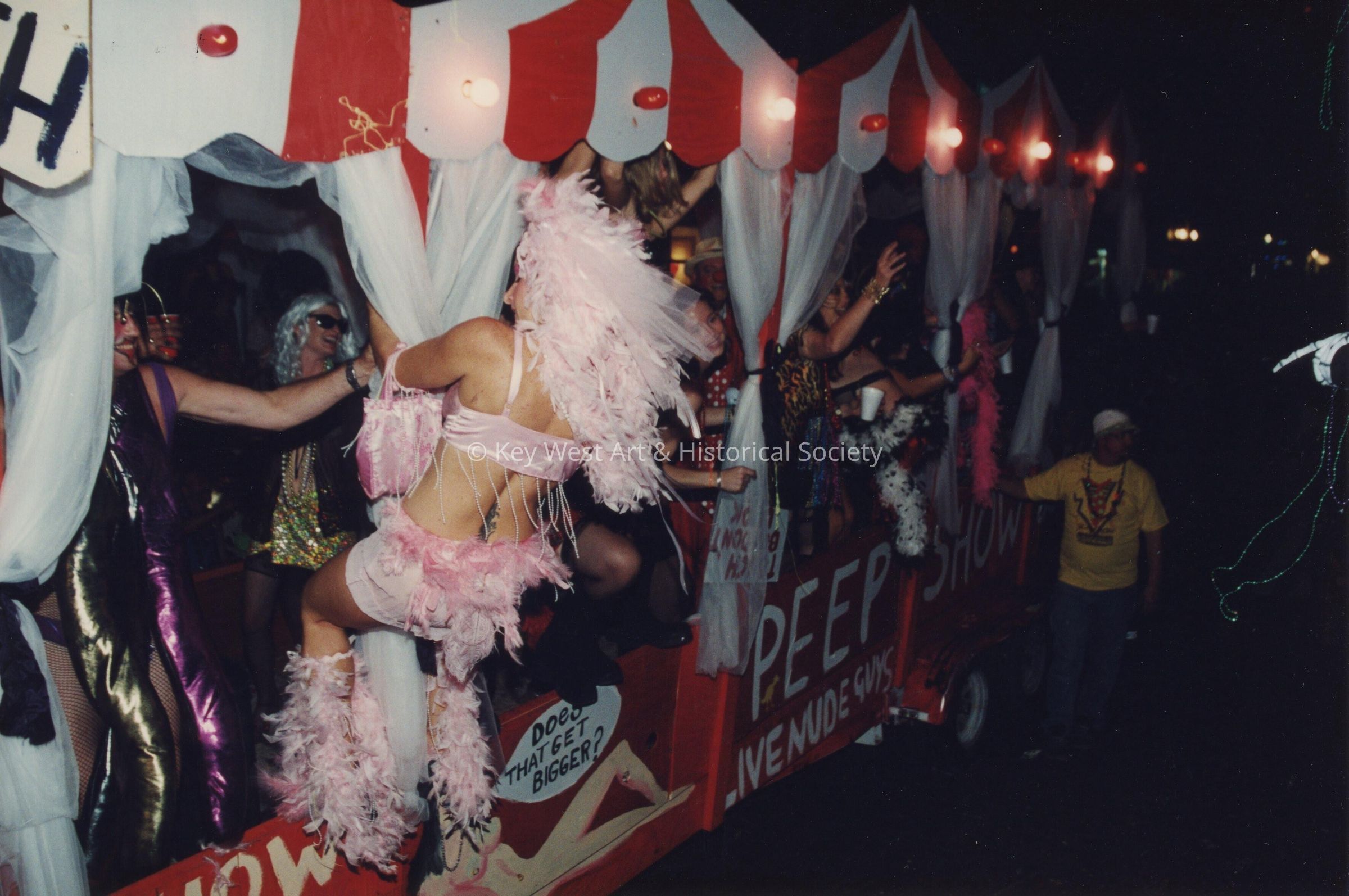 A float in the parade.