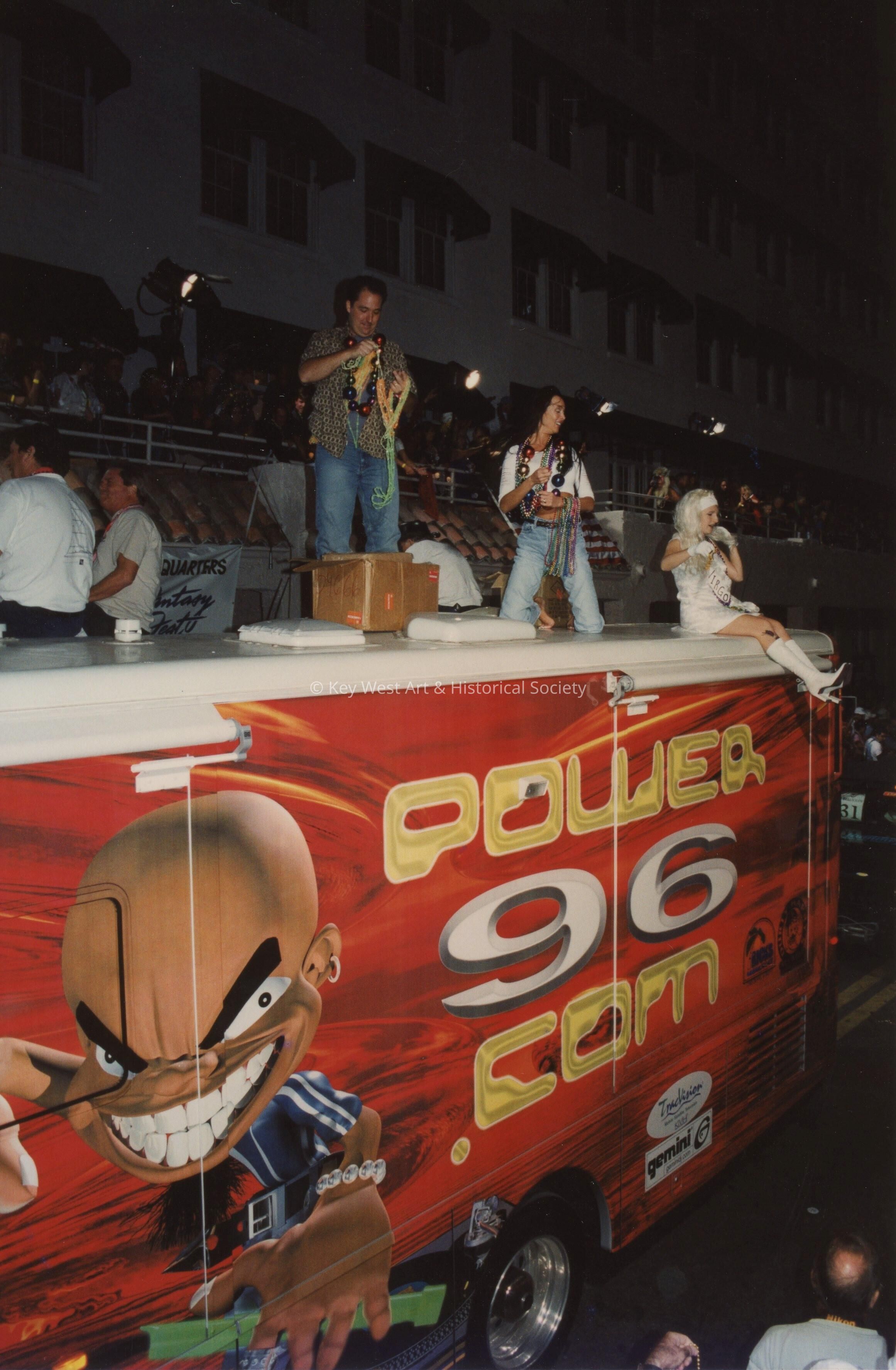 A float in the parade.
