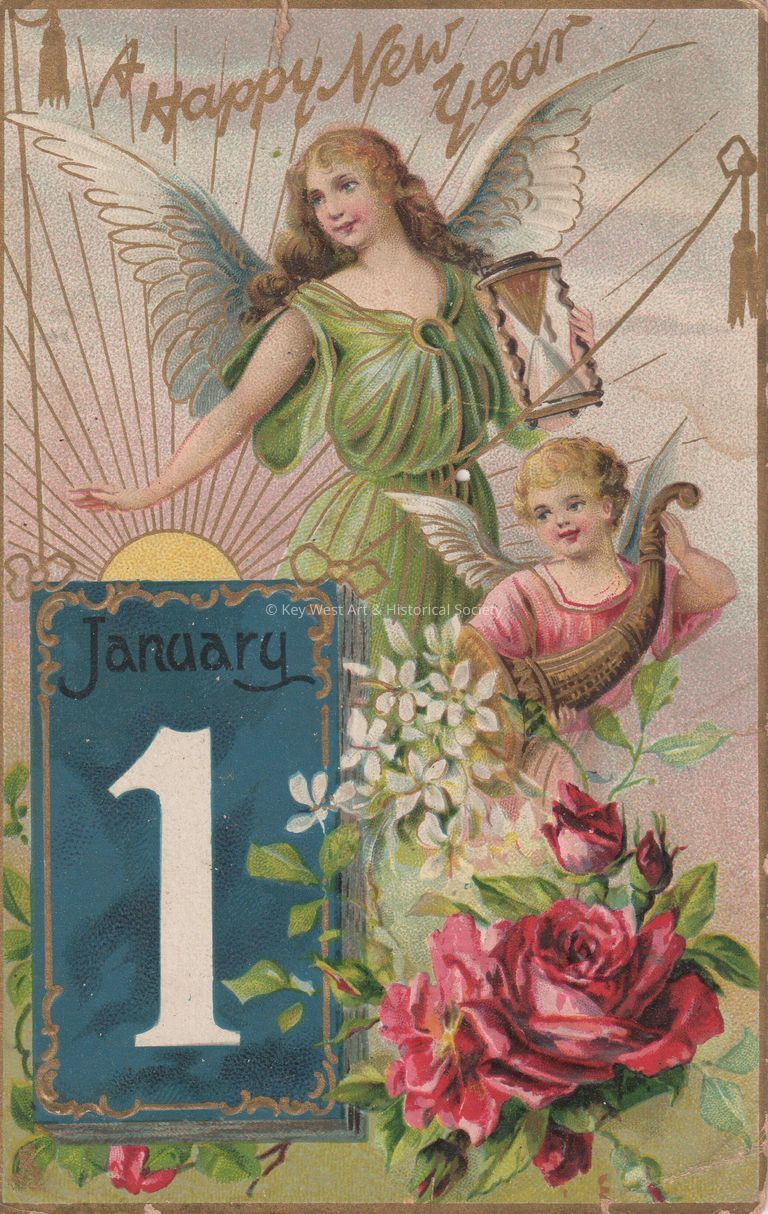 A Happy New Year; © Key West Art & Historical Society