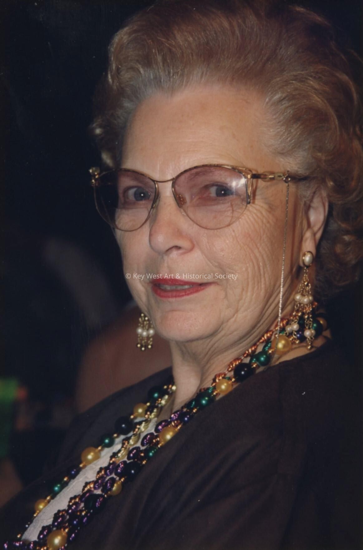 An unknown lady.