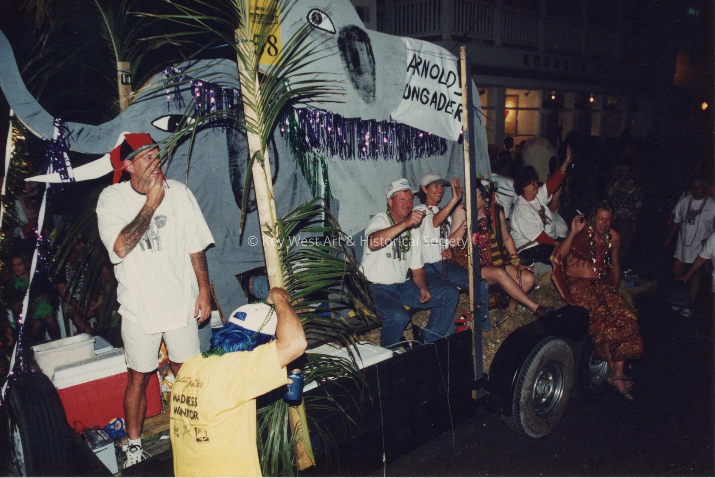 A float in the parade.