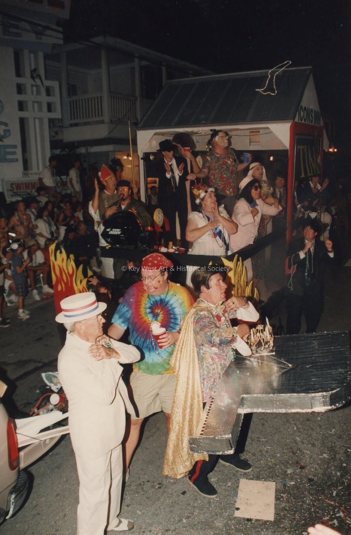 A float in the parade.