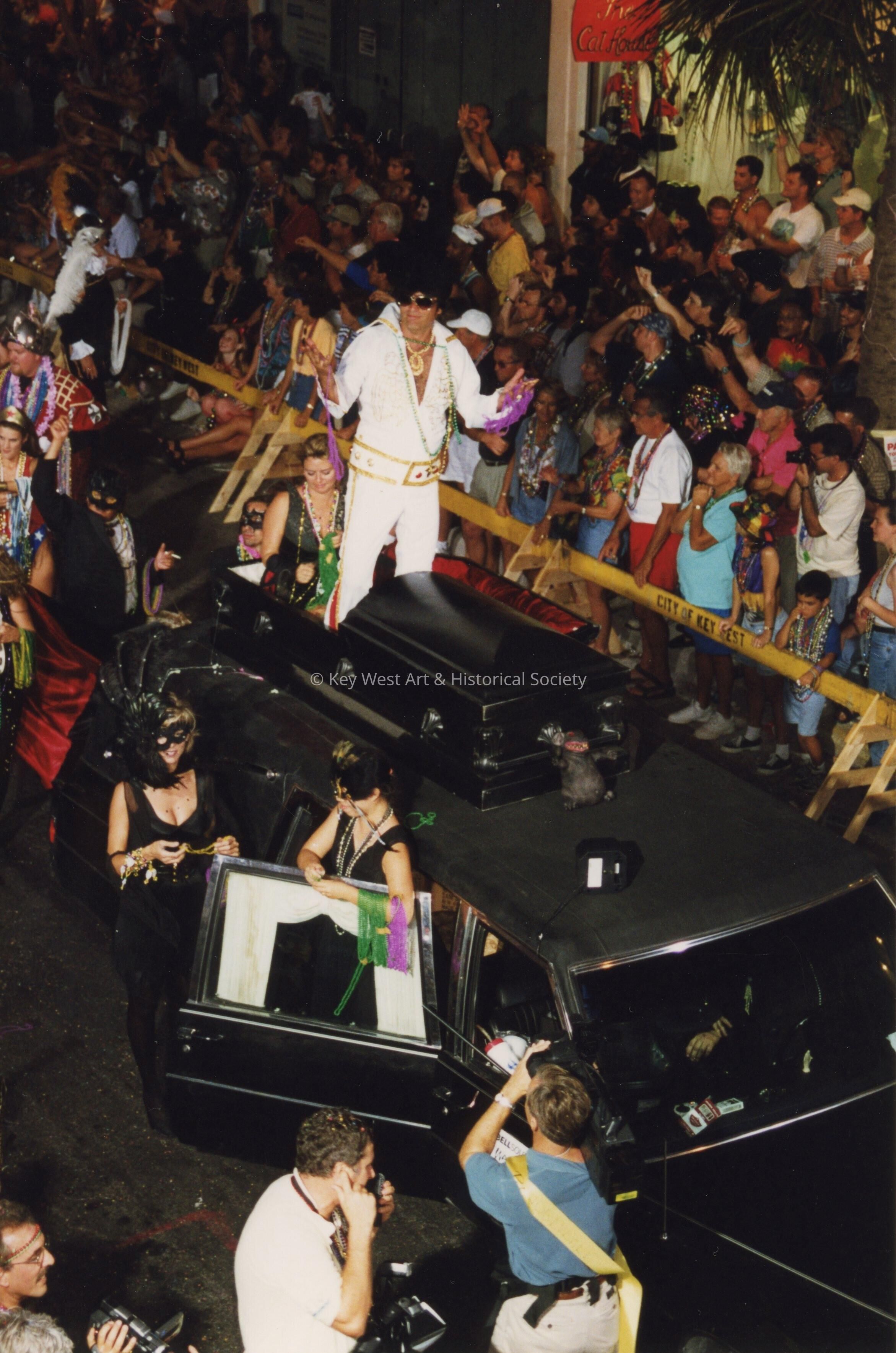 A float in the parade.