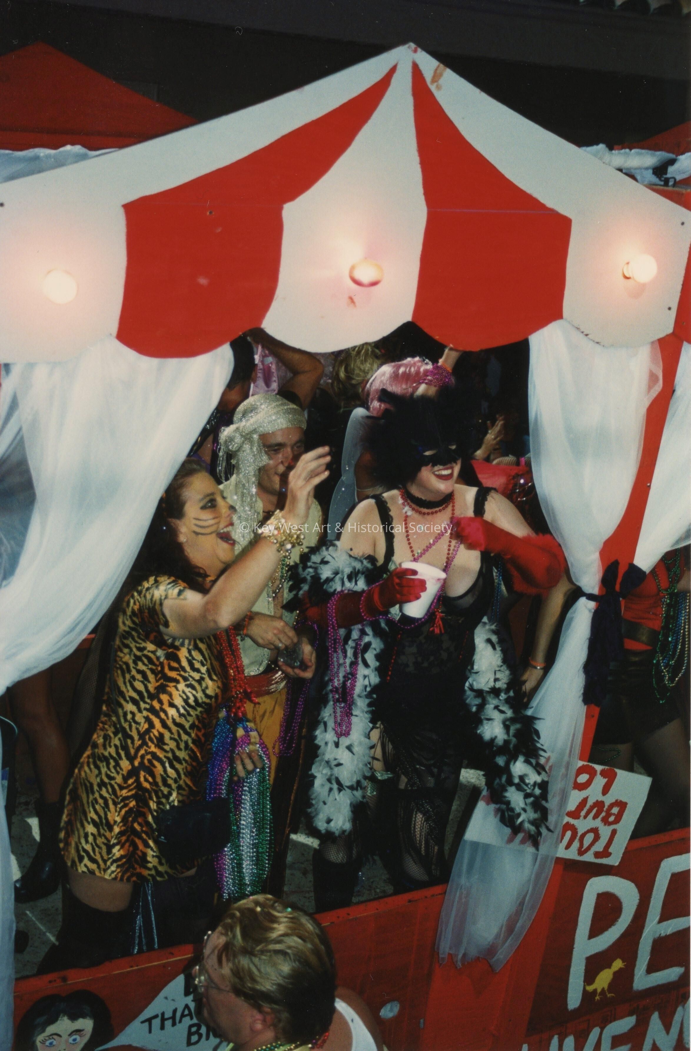 A float in the parade.
