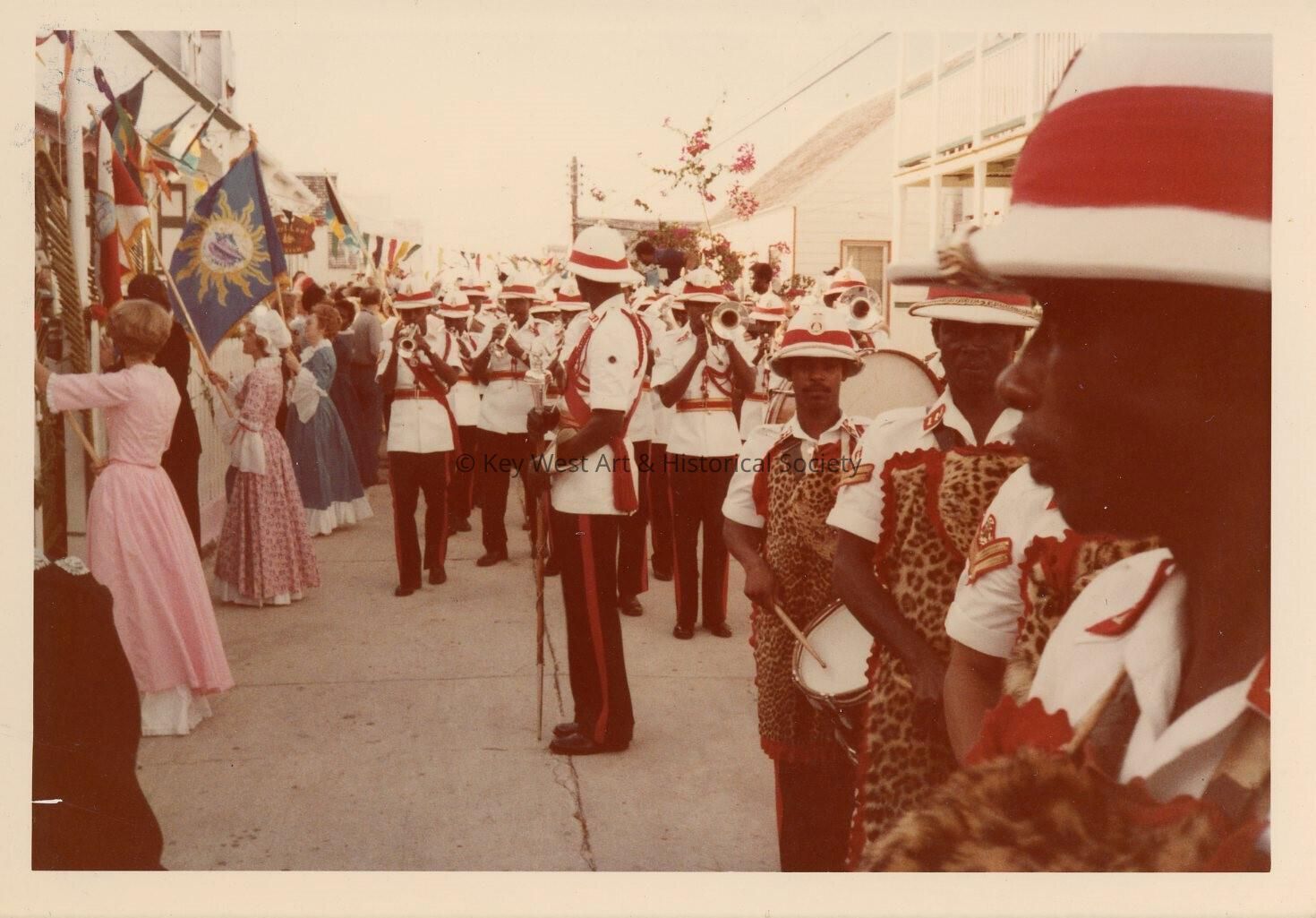 A band at a parade