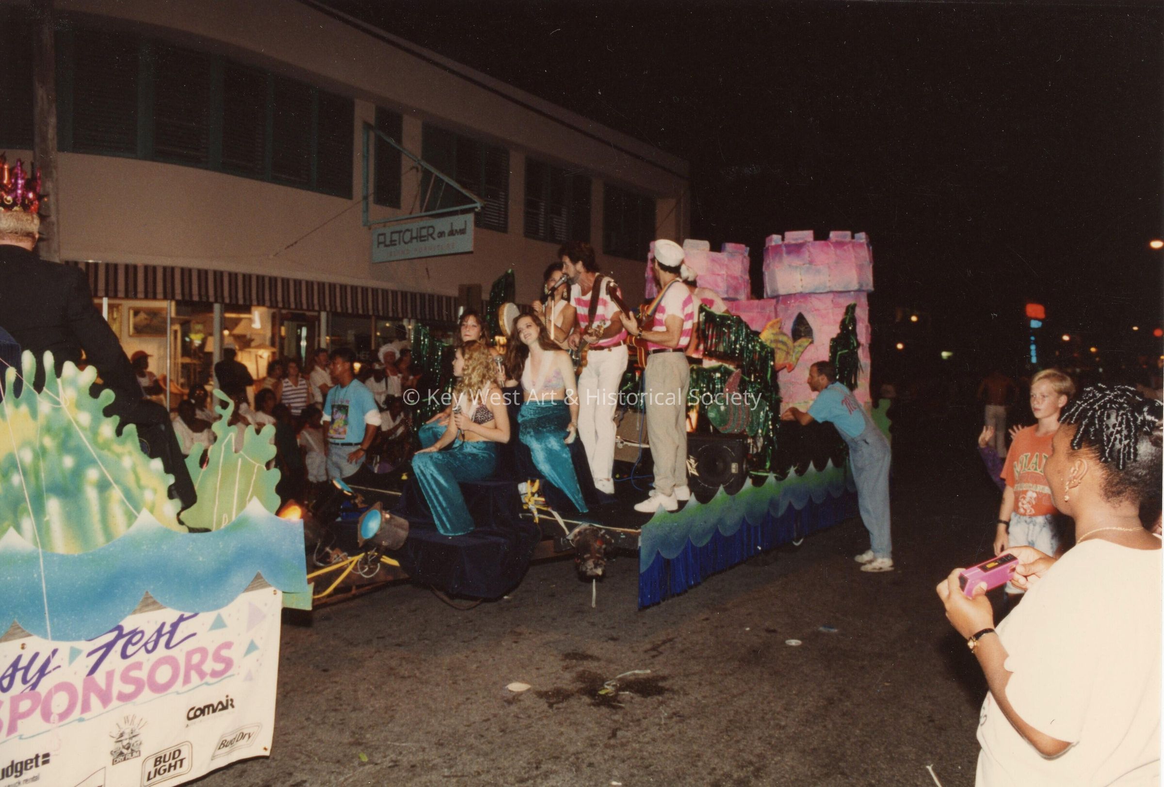 A float in the parade.