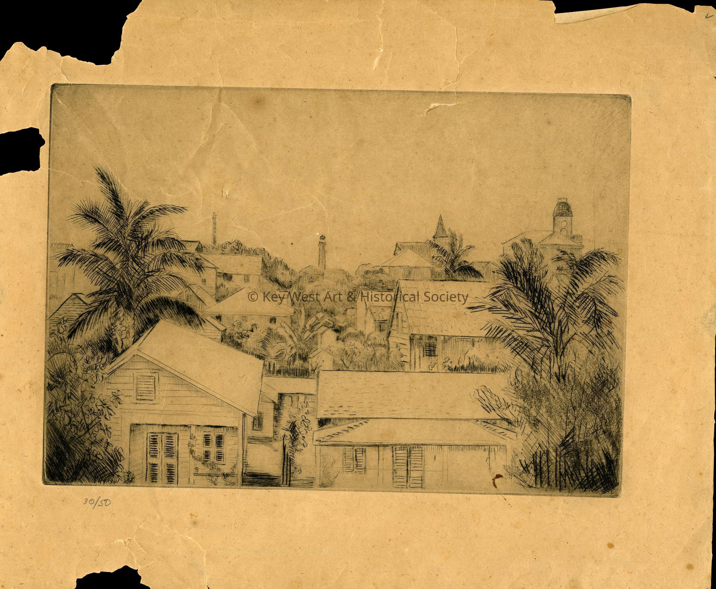 House Tops; © Key West Art & Historical Society