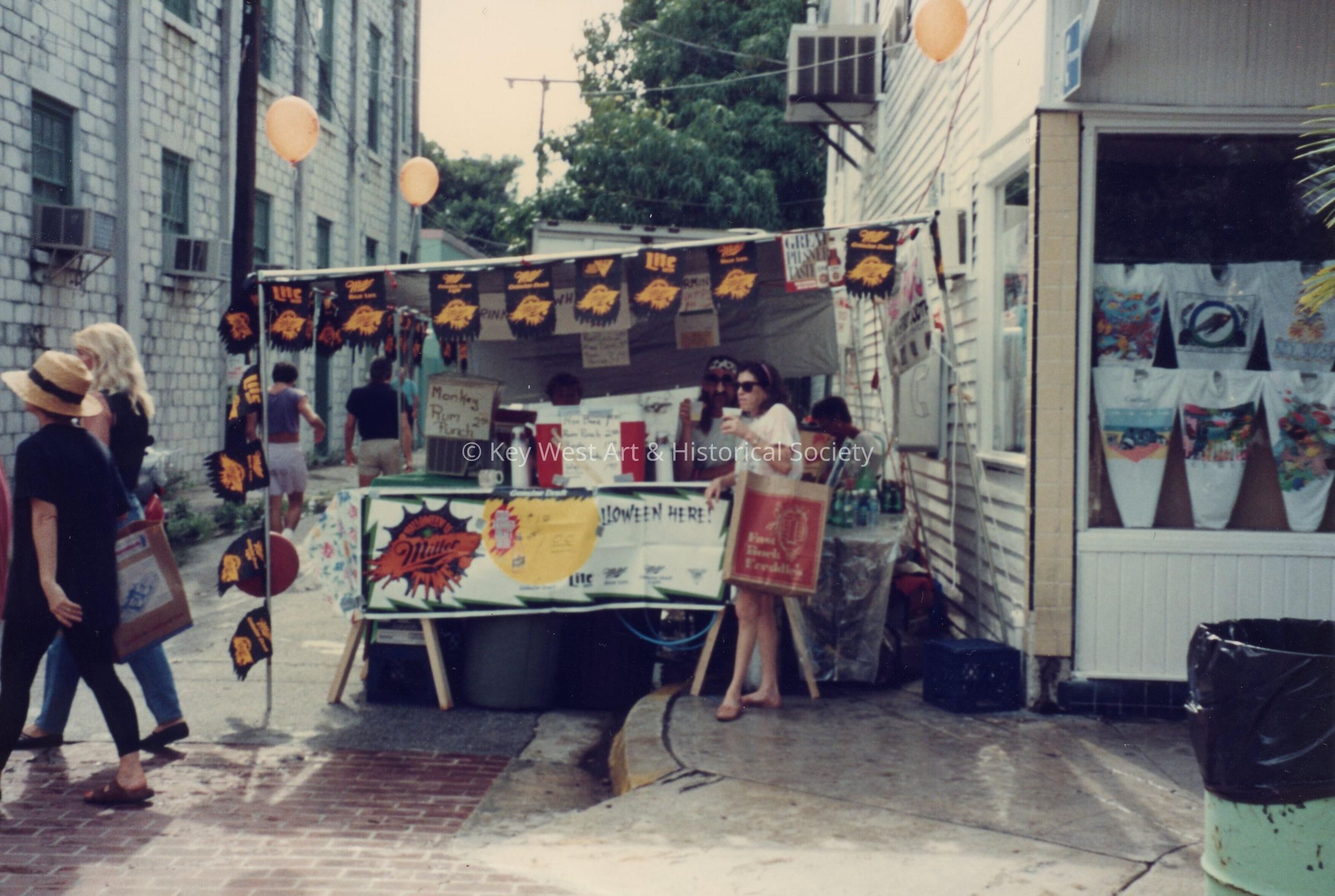 A booth at the FF street fair.
