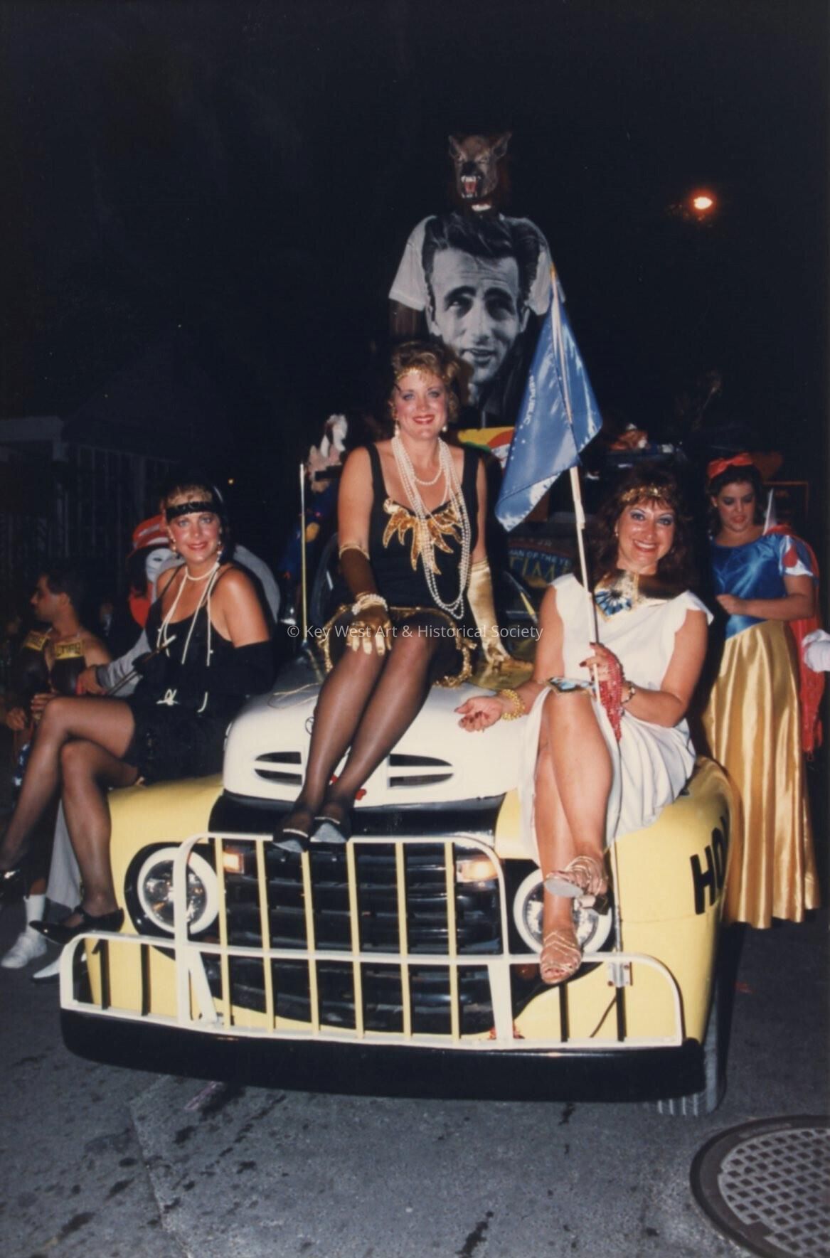 A float in the parade.