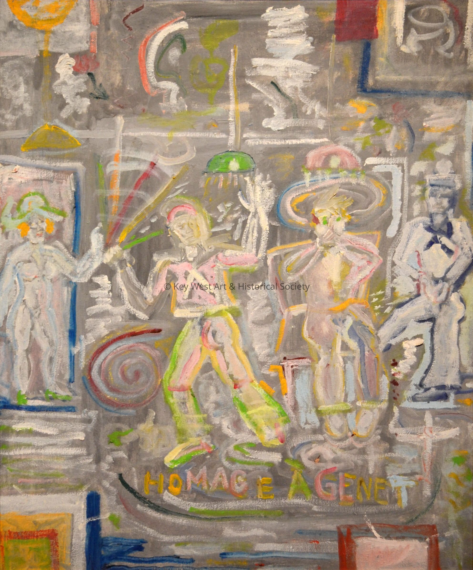 Homage a Genet; © Key West Art & Historical Society