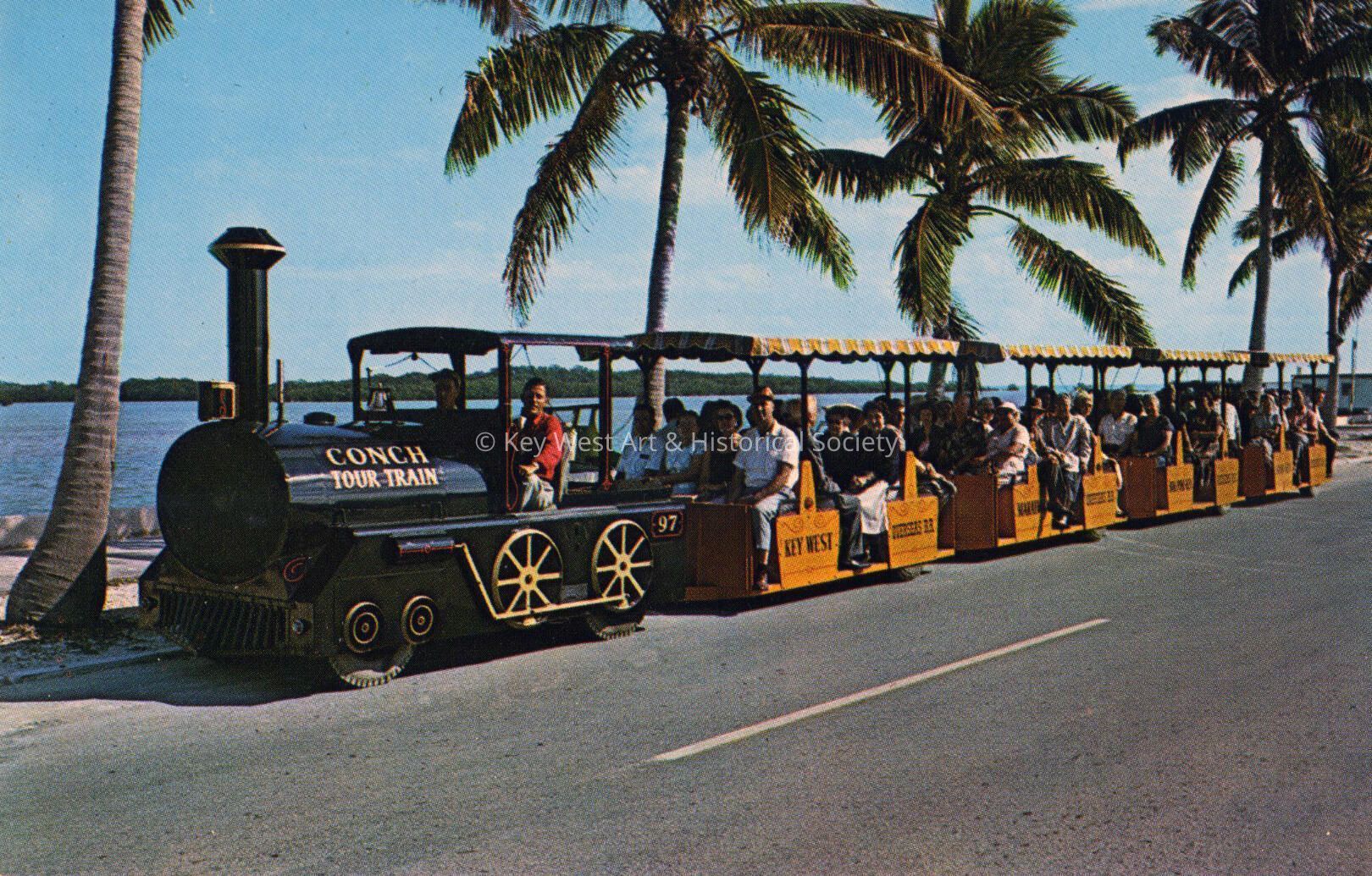 64-Passenger Conch Tour Train; © Key West Art & Historical Society