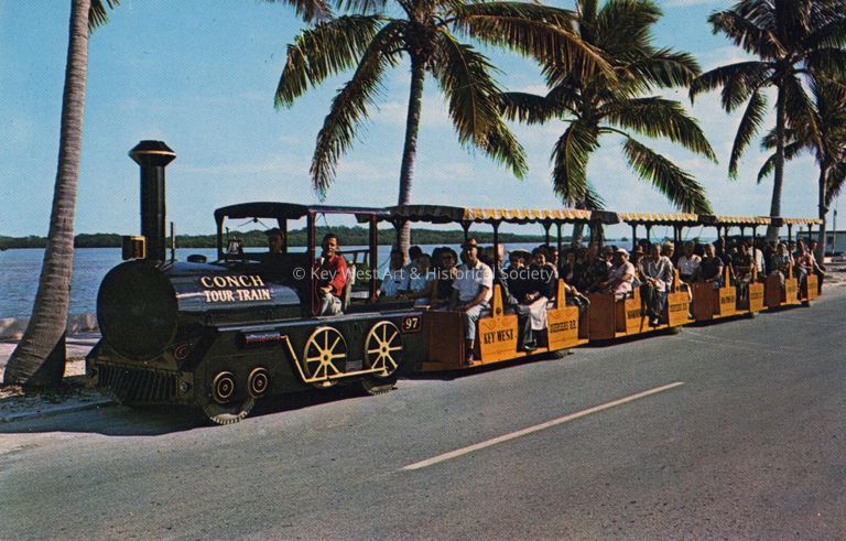 64-Passenger Conch Tour Train; © Key West Art & Historical Society