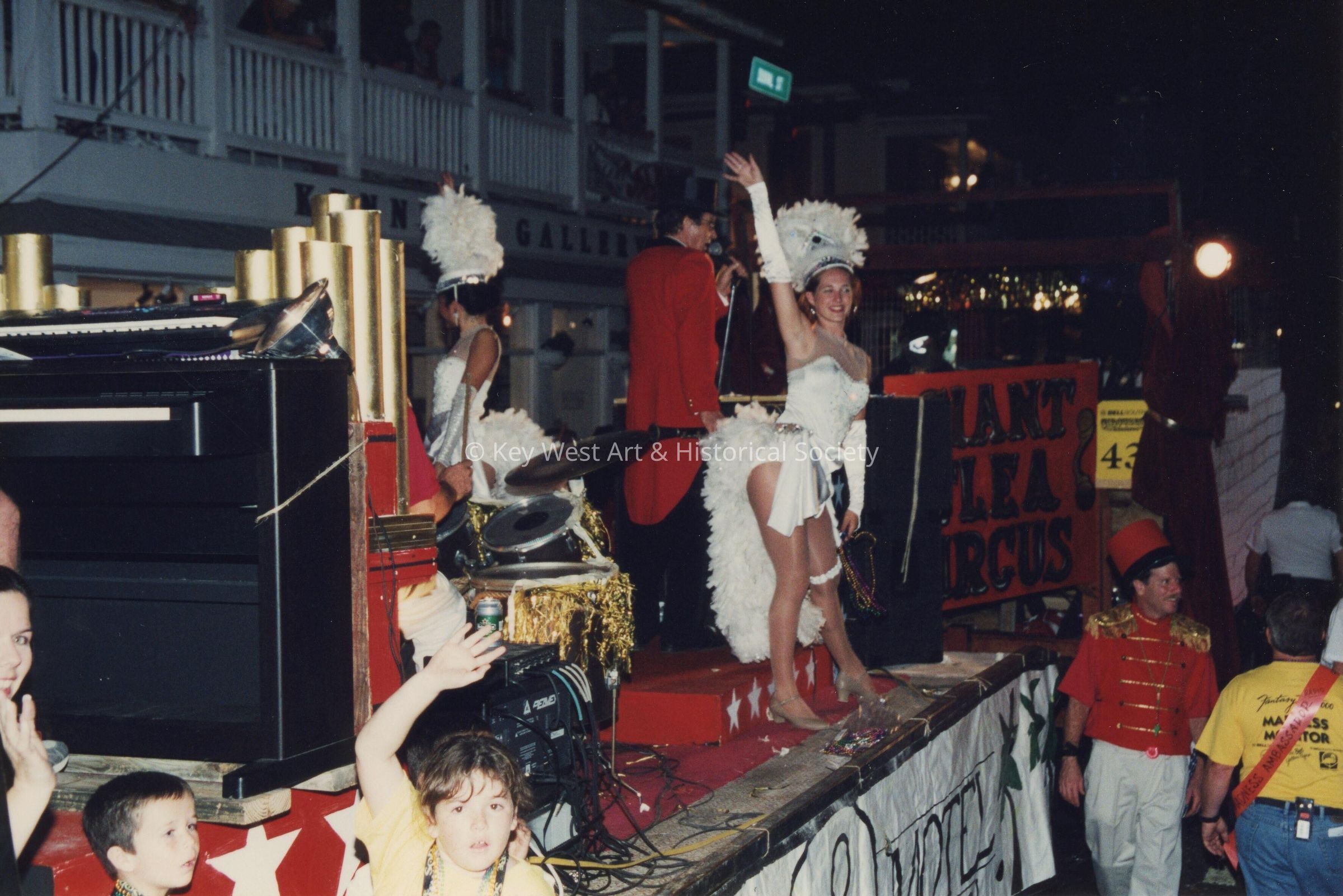 A float in the parade.