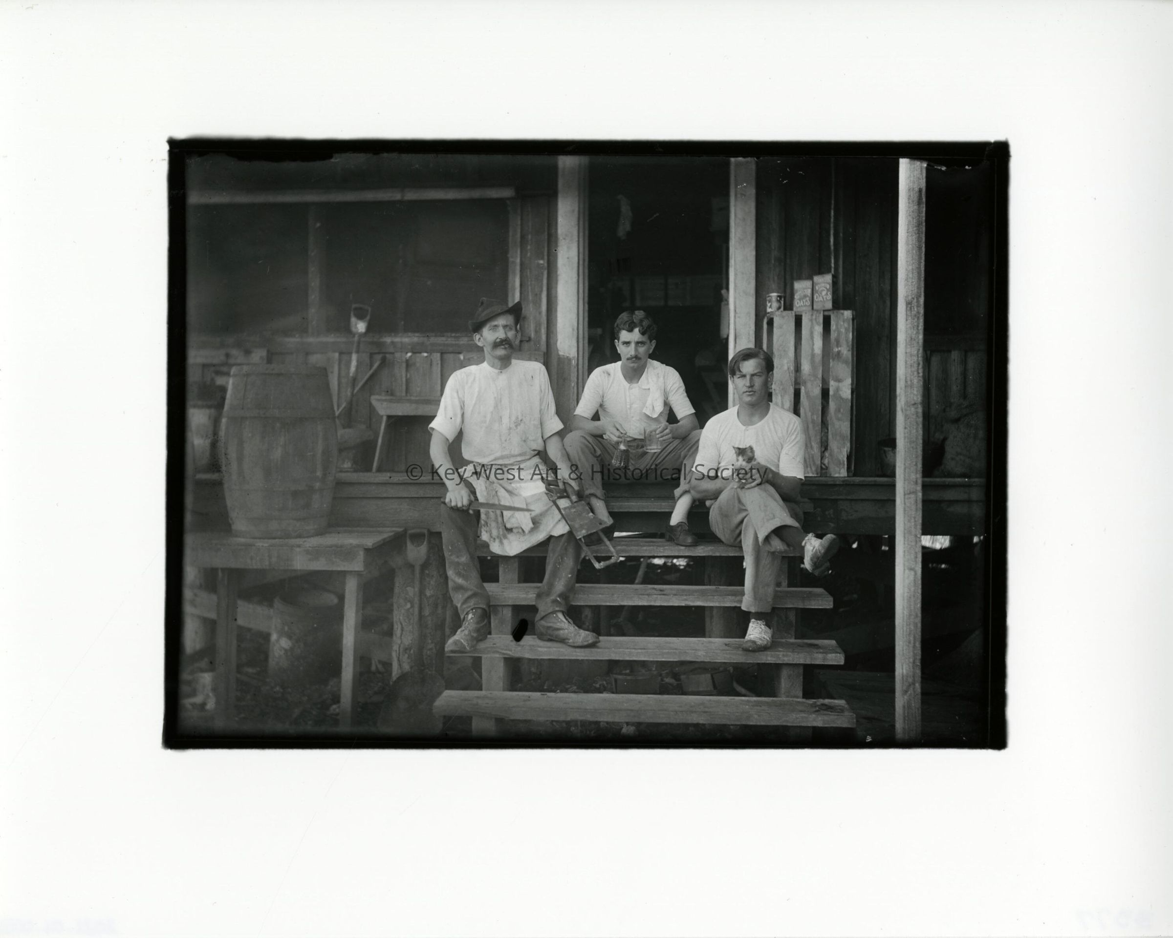 Butchers at Pigeon Key